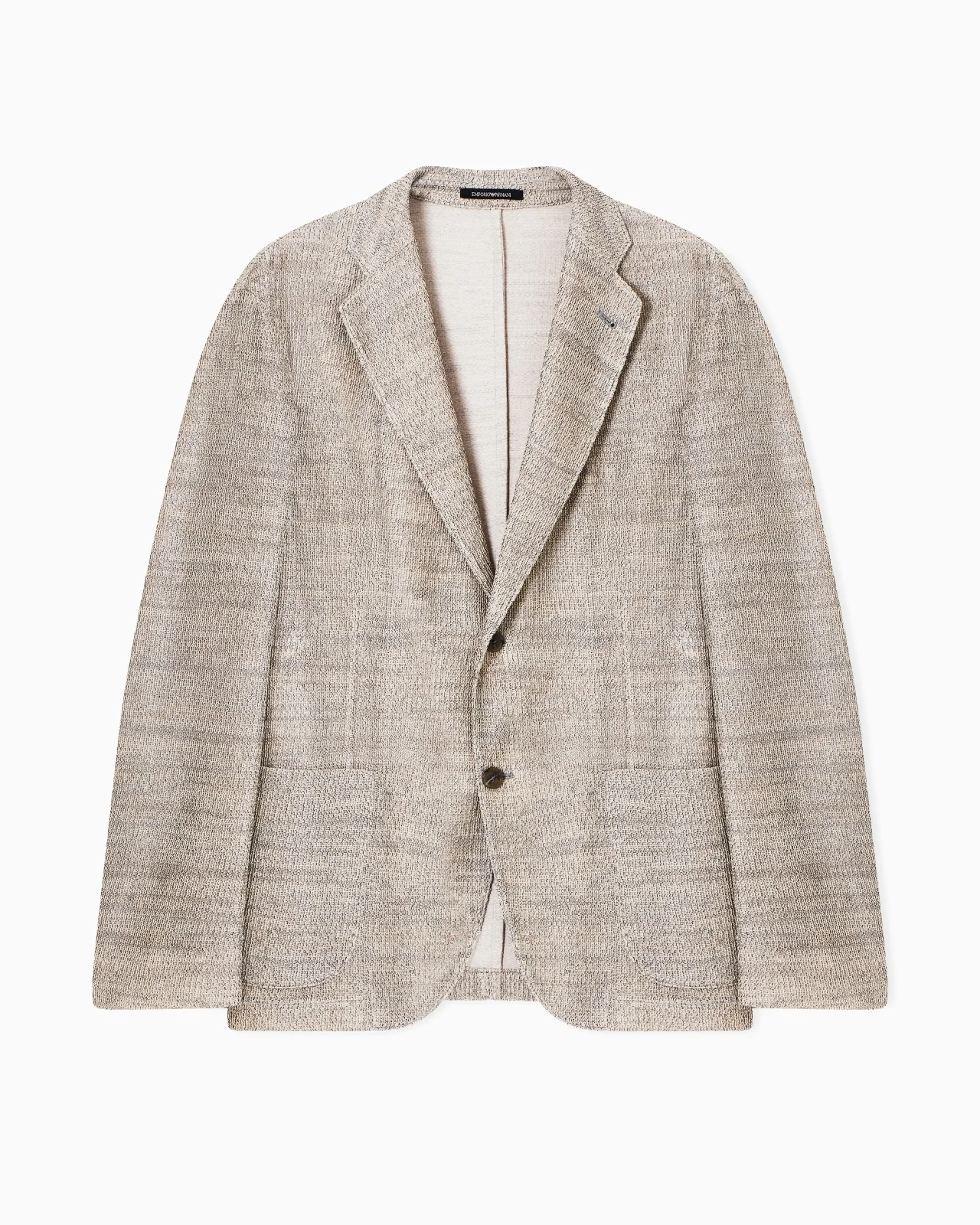 ICON 3D-EFFECT KNIT SINGLE-BREASTED JACKET - 1