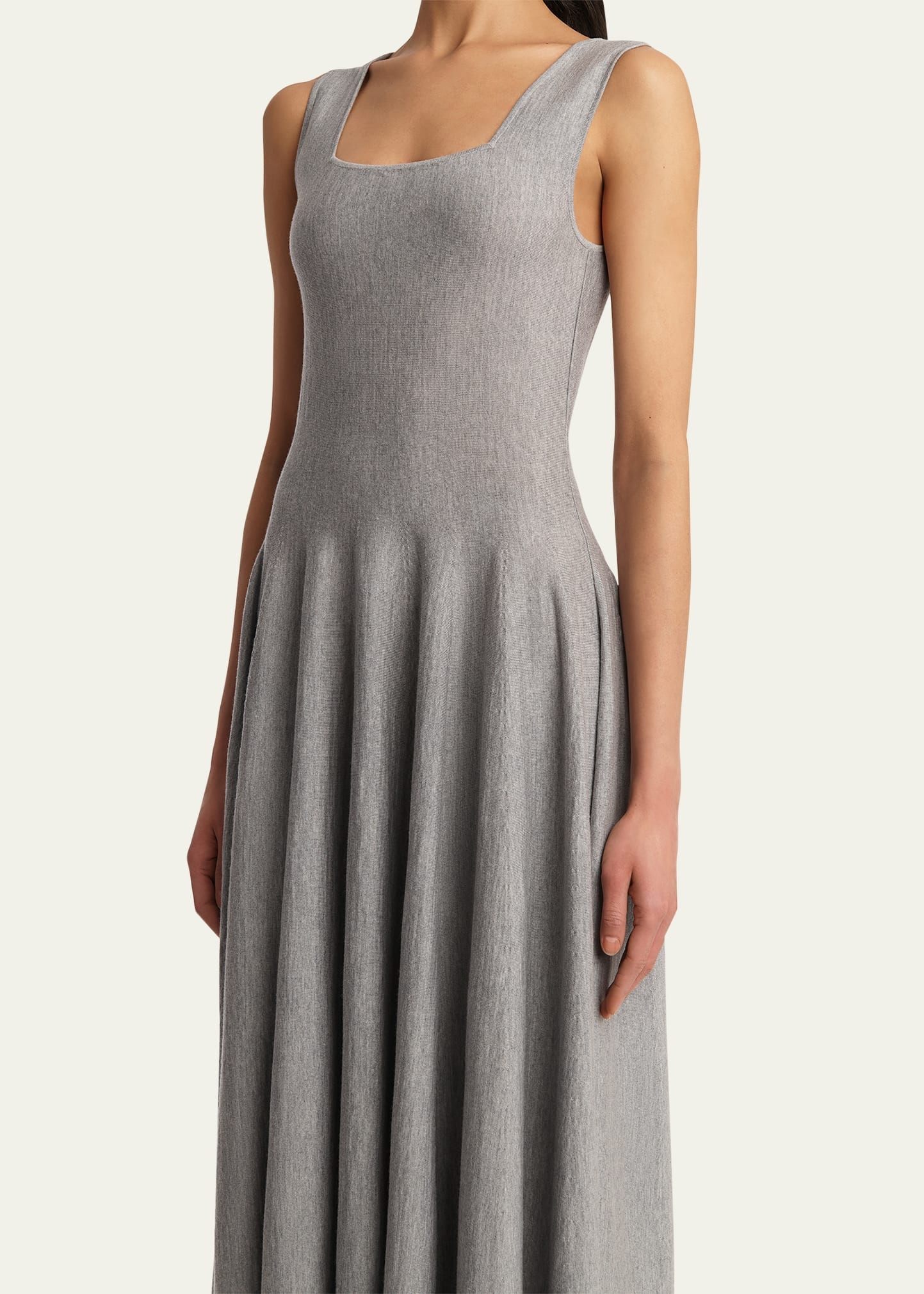 Jodie Square-Neck Sleeveless Maxi Dress - 5