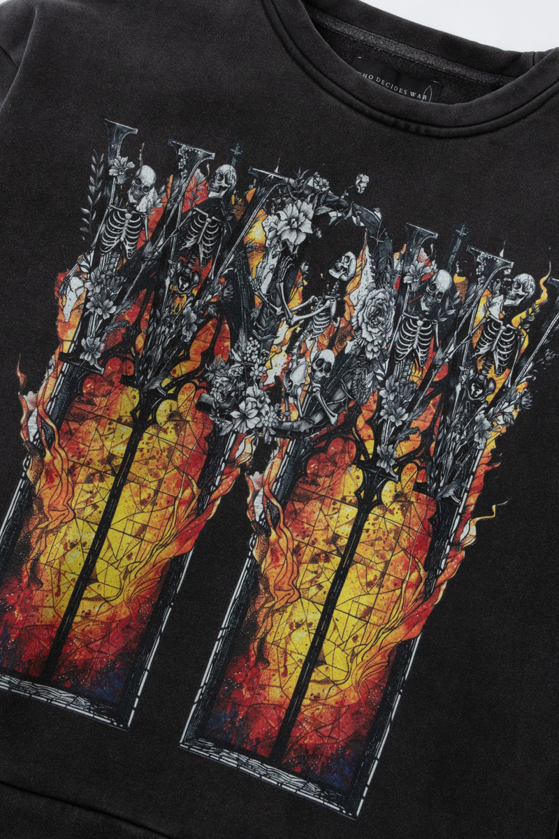 WHO DECIDES WAR EMBER CHAPEL CREWNECK SWEATER outlook