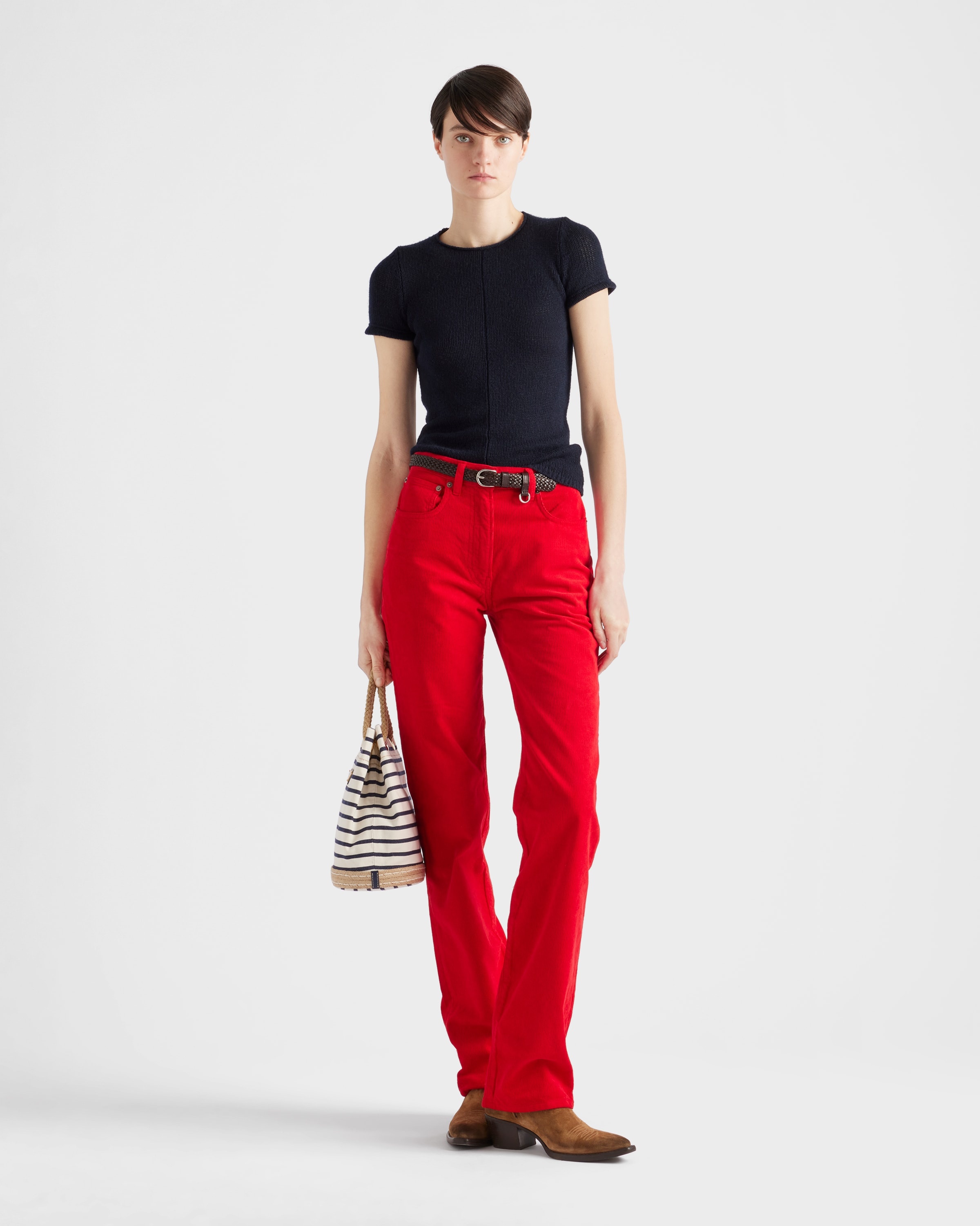 Prada Five-pocket corduroy pants | REVERSIBLE
