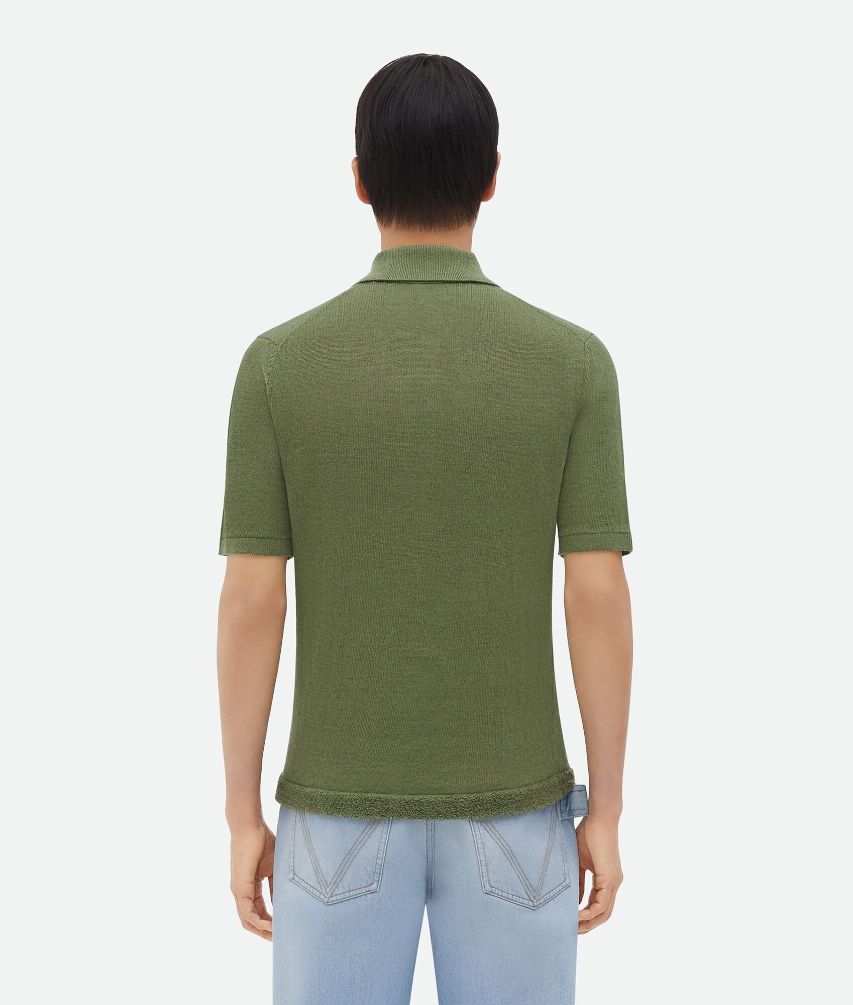 Slim Fit Light Linen Polo - 3