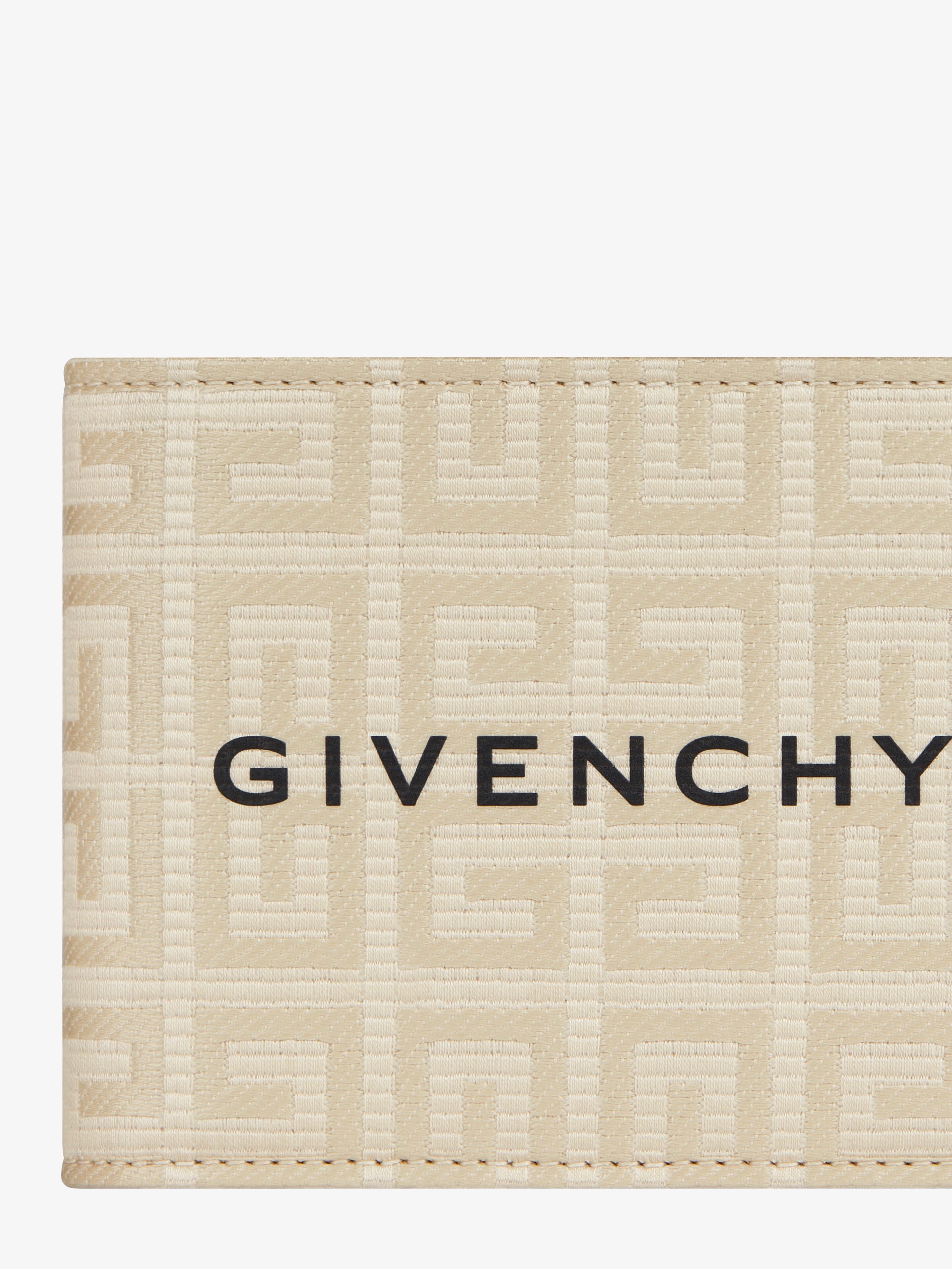 BIFOLD WALLET IN 4G COATED CANVAS AND LEATHER - 2