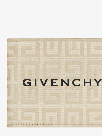 Givenchy BIFOLD WALLET IN 4G COATED CANVAS AND LEATHER outlook