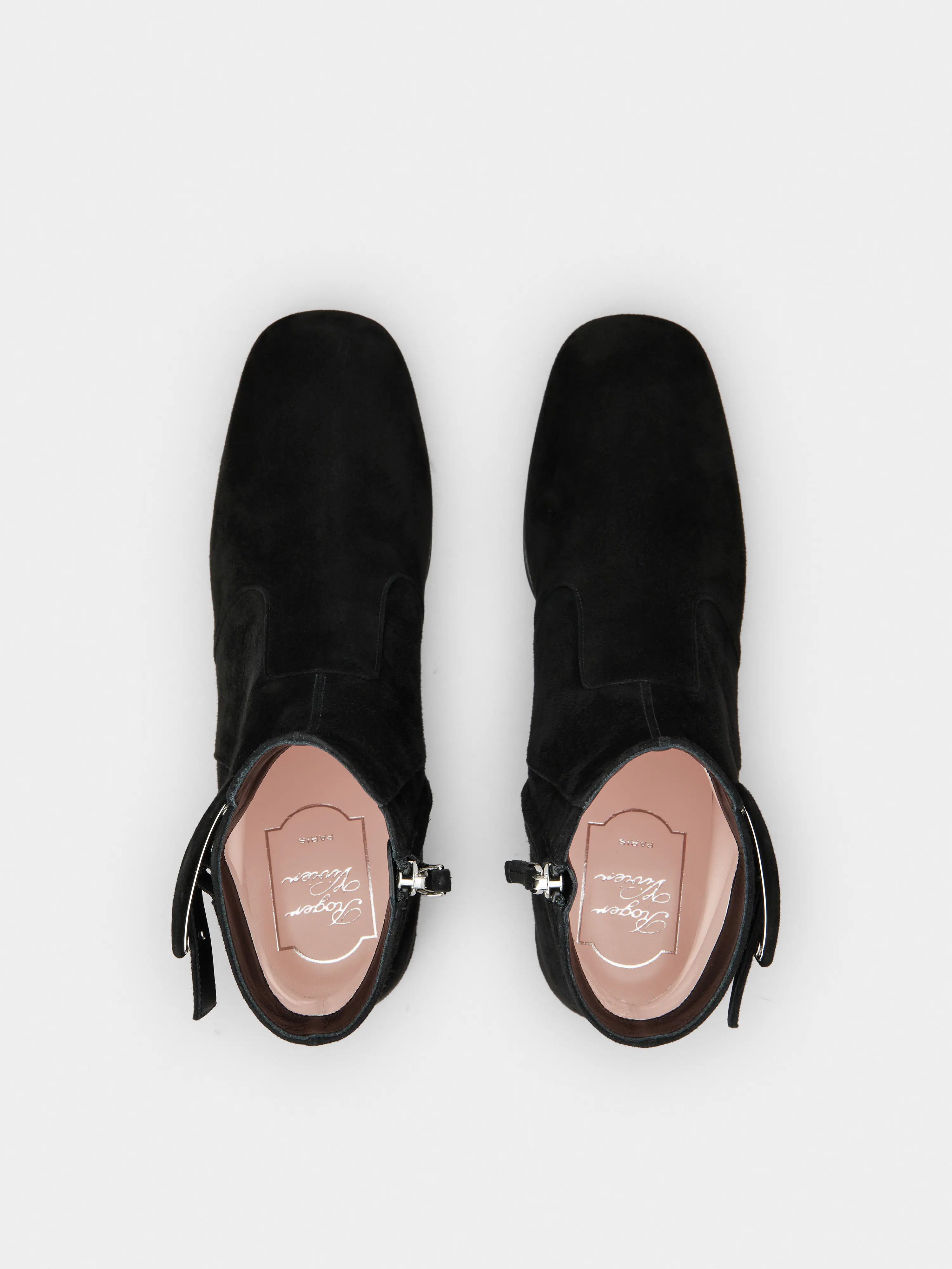 Très Vivier Booties in suede - 4