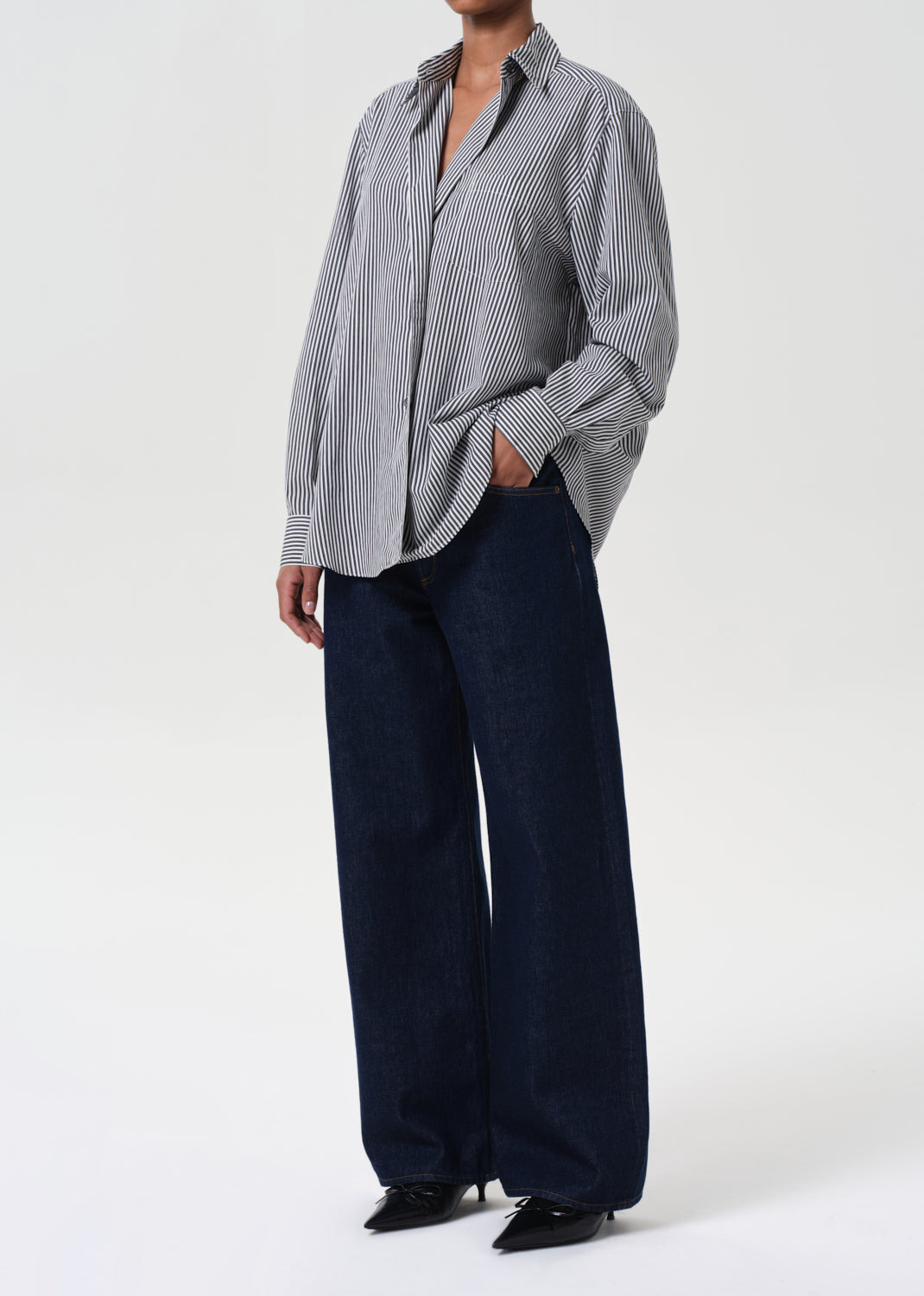ARIS SHIRT IN SOLENE STRIPE - 5