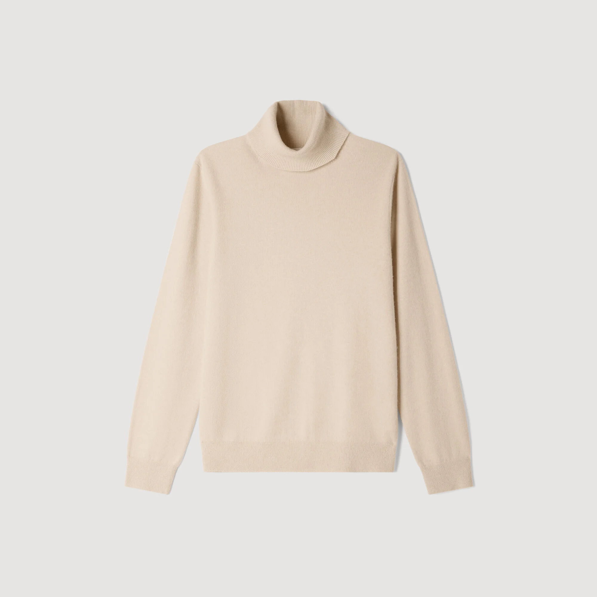 ROLL NECK CASHMERE SWEATER - 1