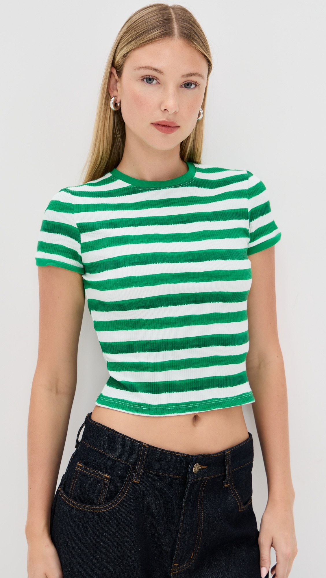 Tess Crew Neck Tee - 1