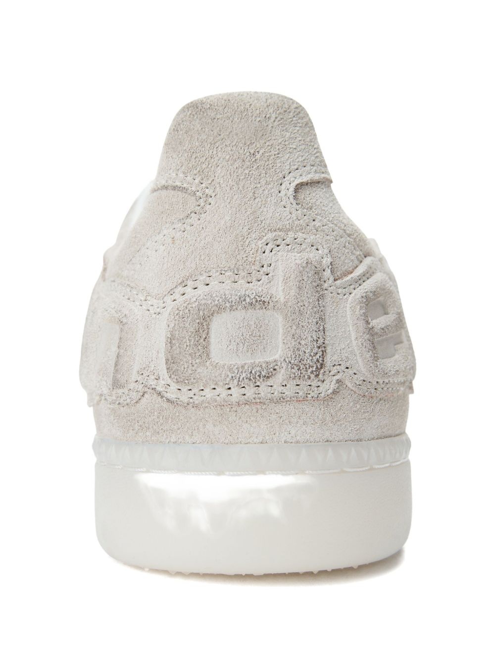 Lex logo-embossed suede sneakers - 3
