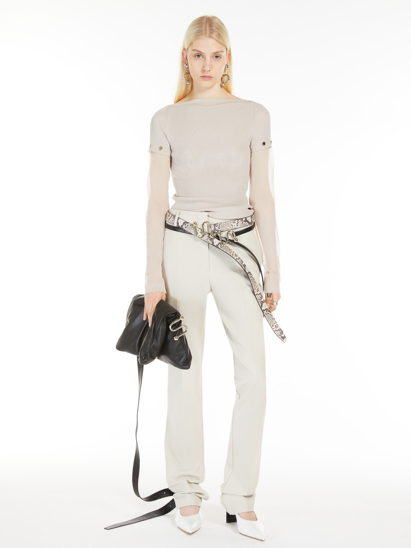 Sportmax ALCIDE Fitted jumper in stretch viscose outlook