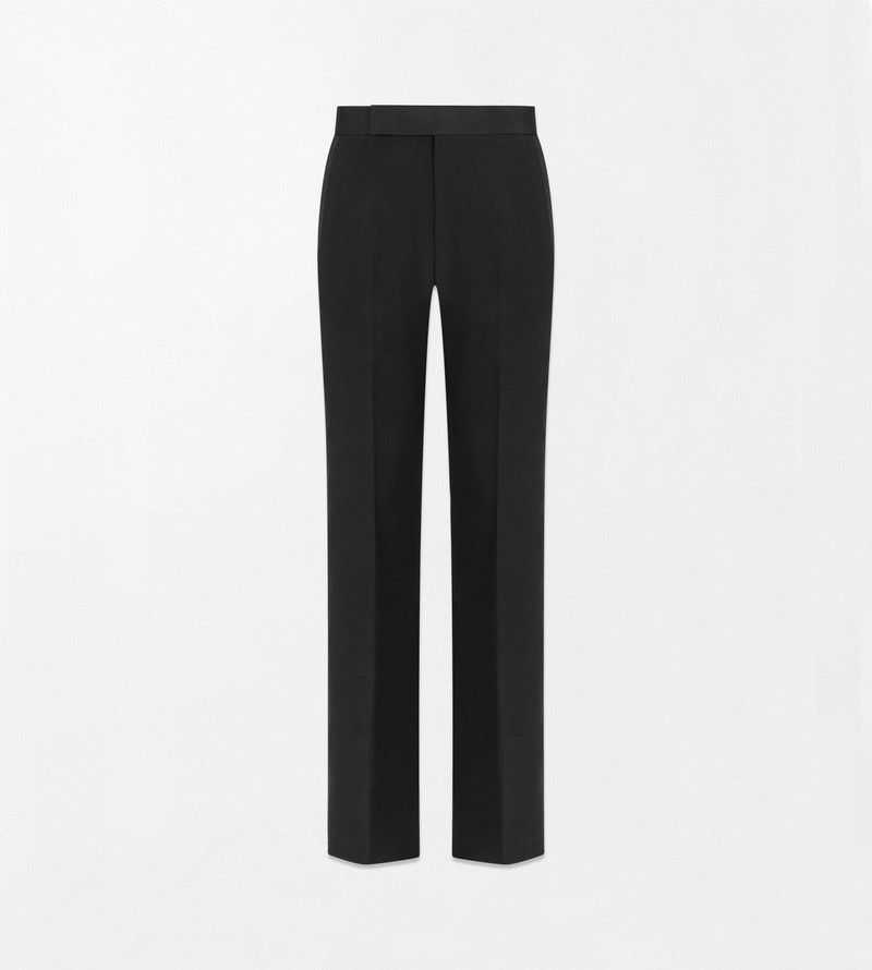 SILK WOOL FLUID EVENING PANT 1