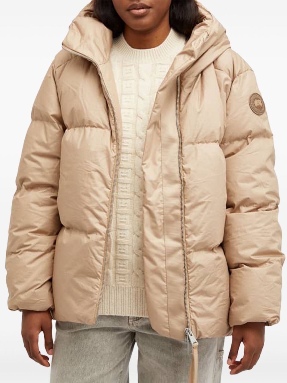 hooded puffer jacket - 3