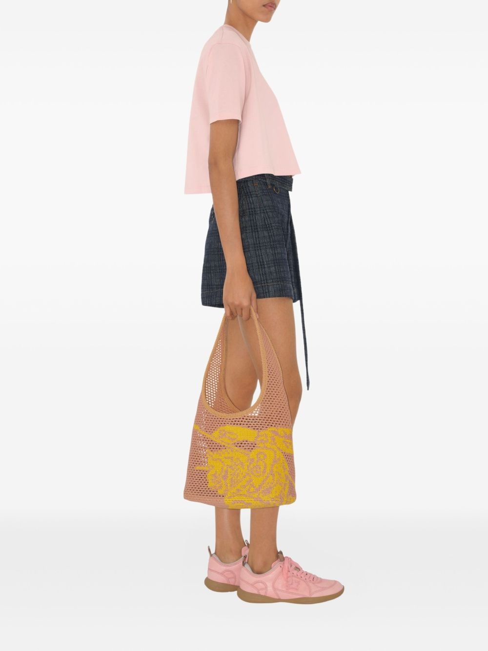 cropped cotton T-shirt - 3