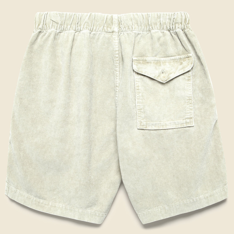 Save Khaki United 6" Corduroy Easy Short - Salt outlook
