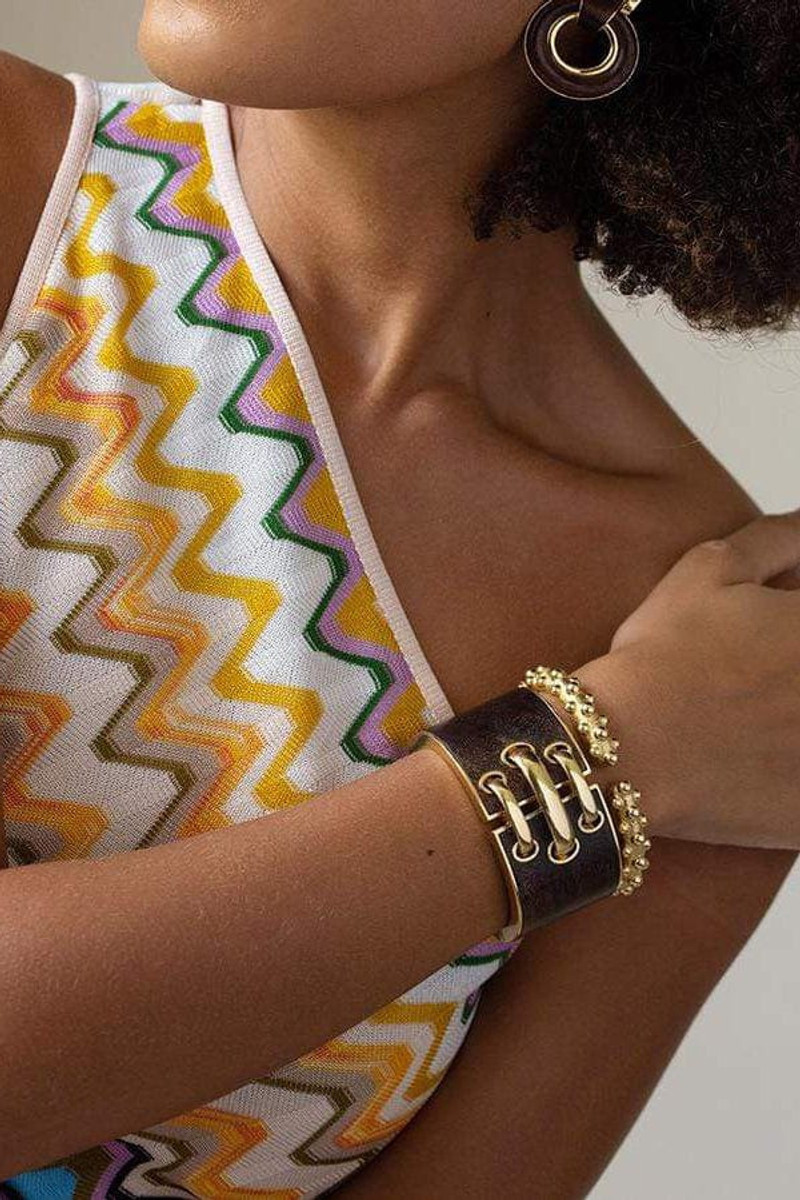 DAVID WEBB Bumpy Cuff Bracelet outlook