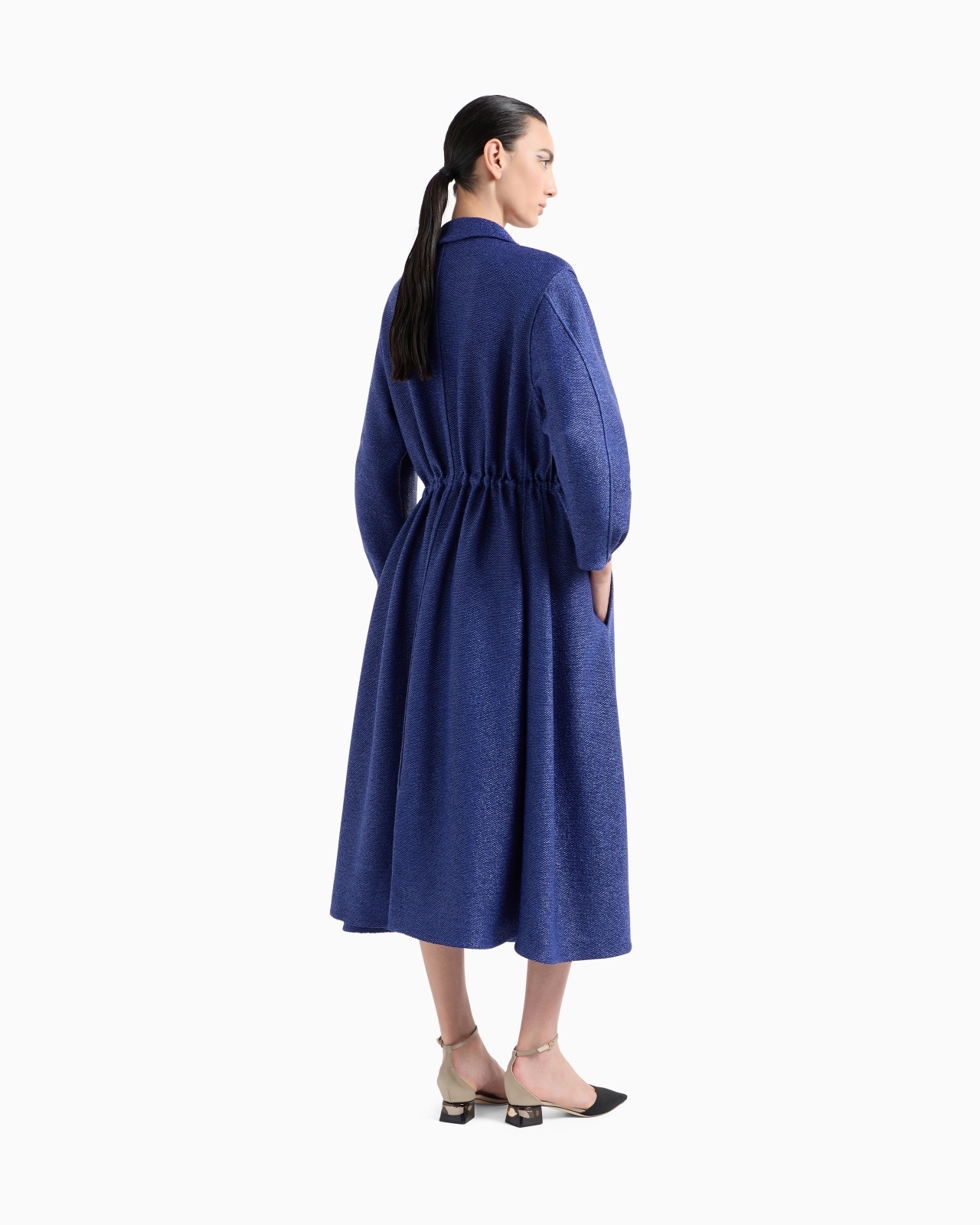 LIGHTWEIGHT RAFFIA COAT - 3
