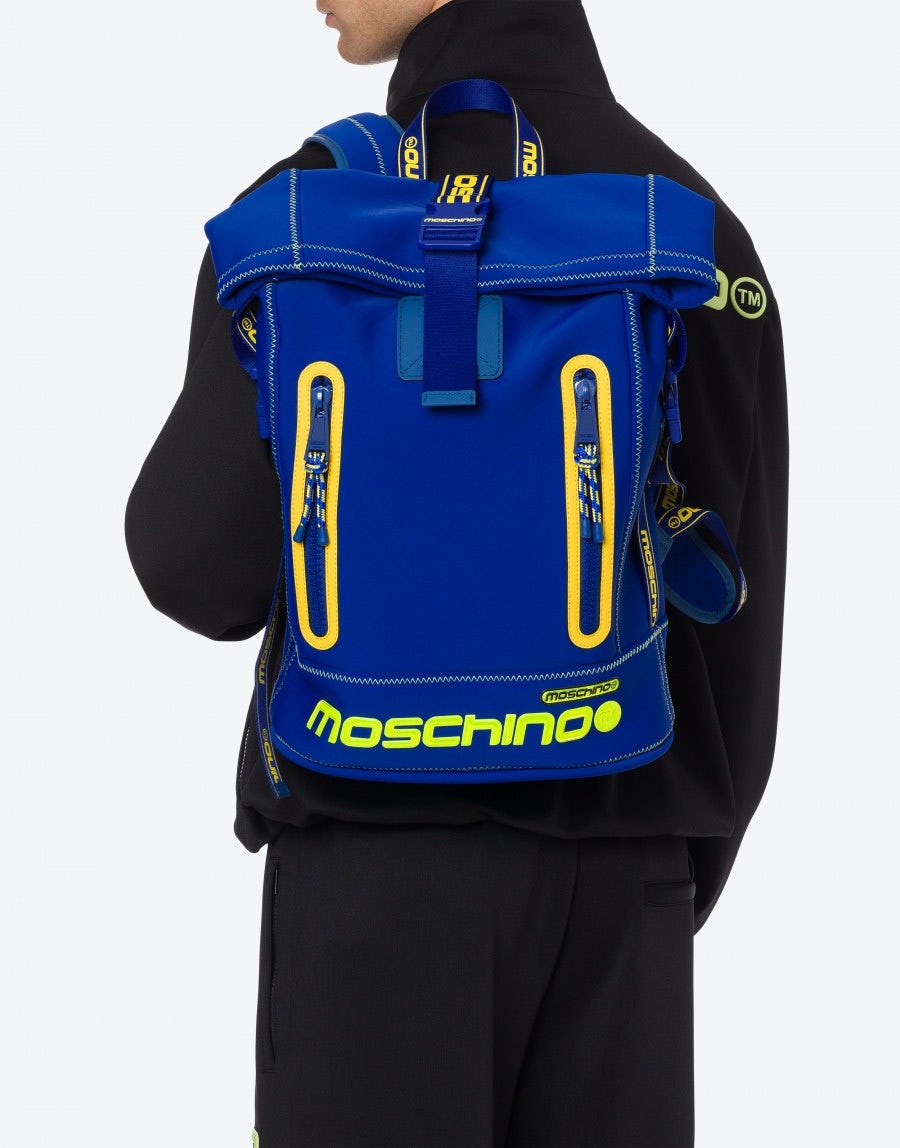 REFLECTIVE LOGO NEOPRENE BACKPACK - 5
