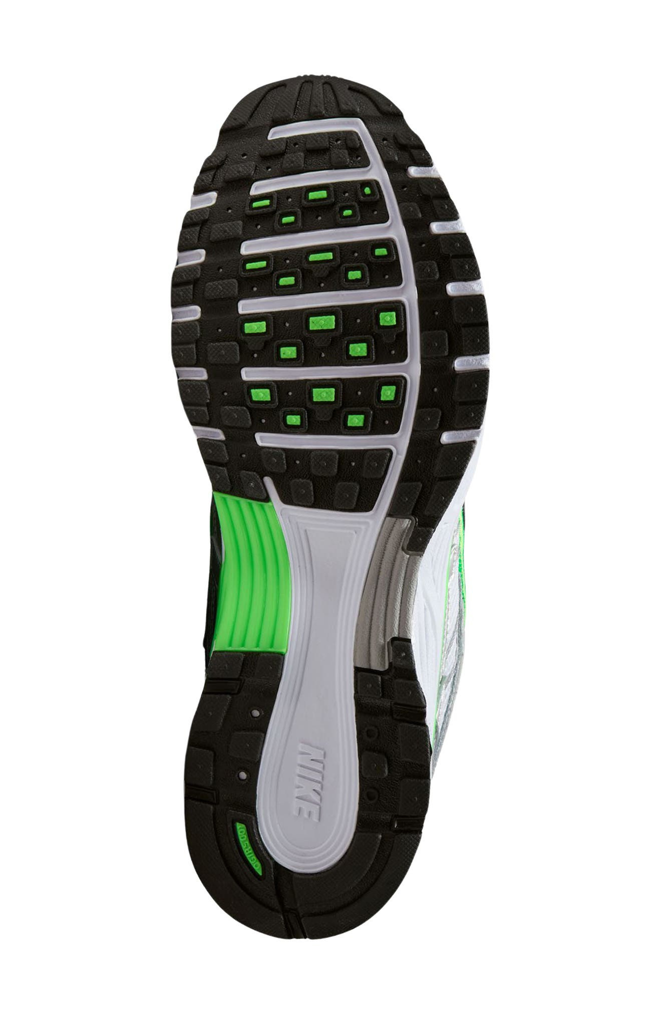 Nike P-6000 SE Sneaker in Metallic Silver/Black/White at Nordstrom - 4