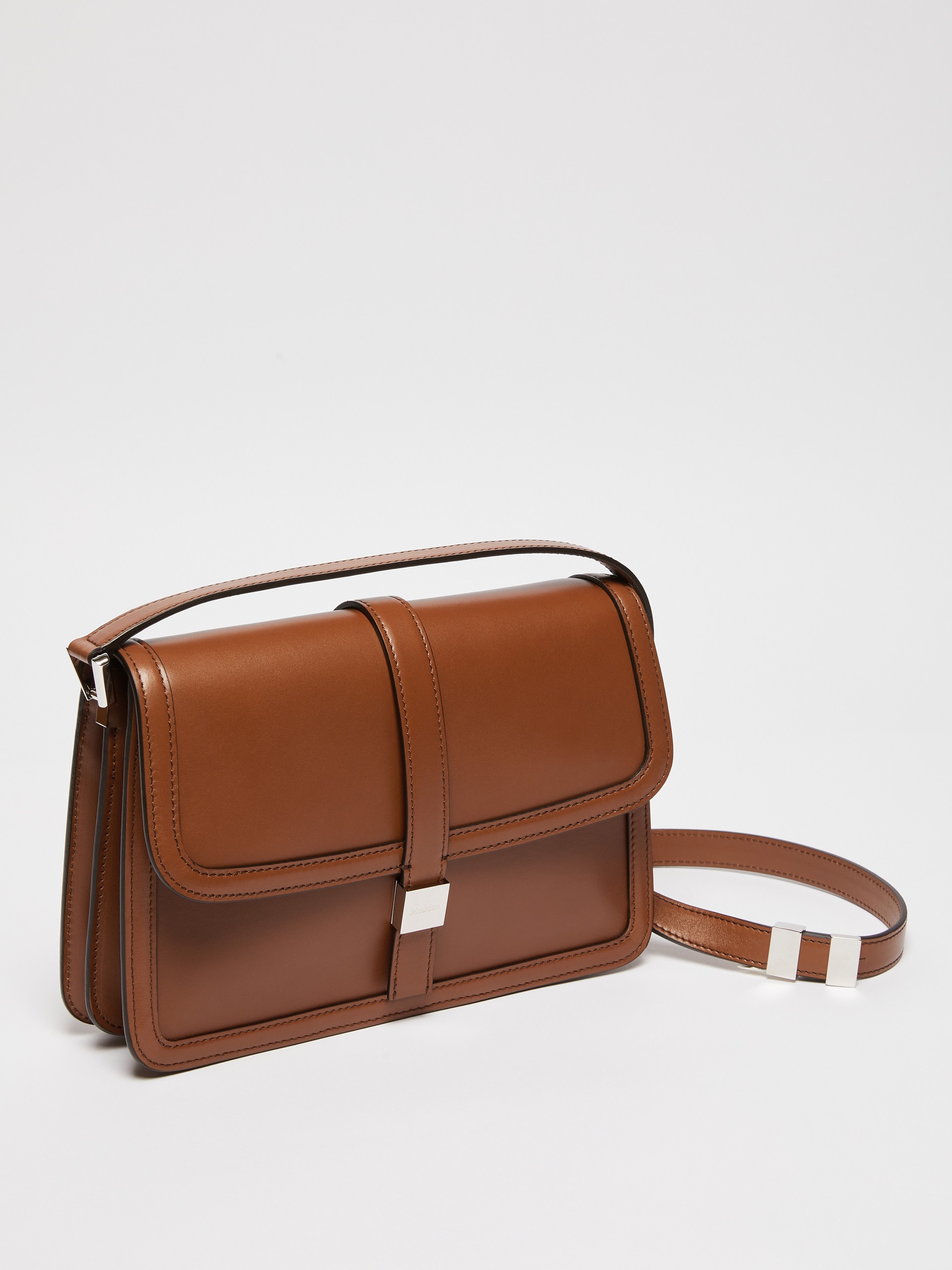 BIANCA Natural leather handbag - 6