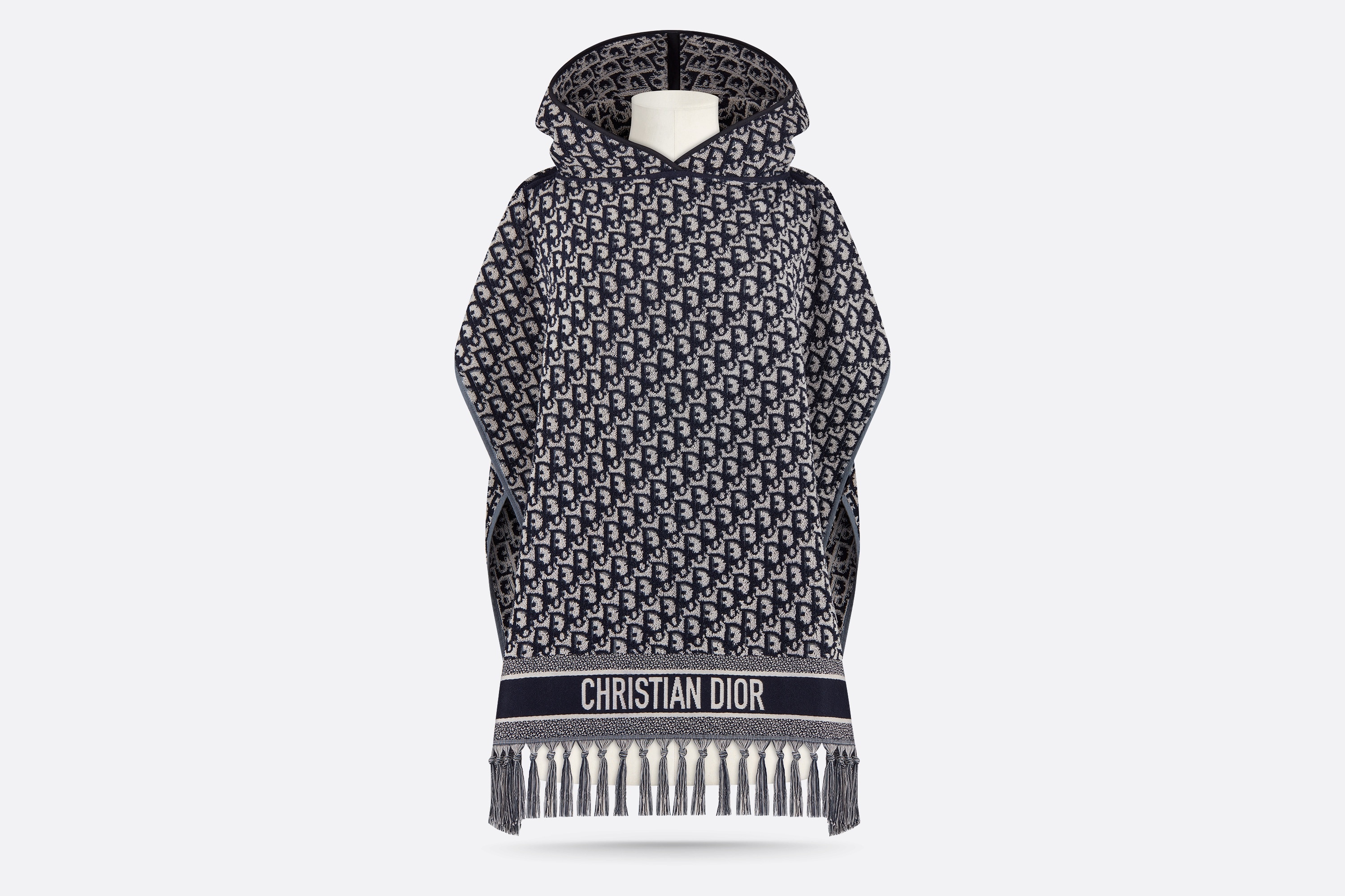 Dior Oblique Hooded Poncho - 1