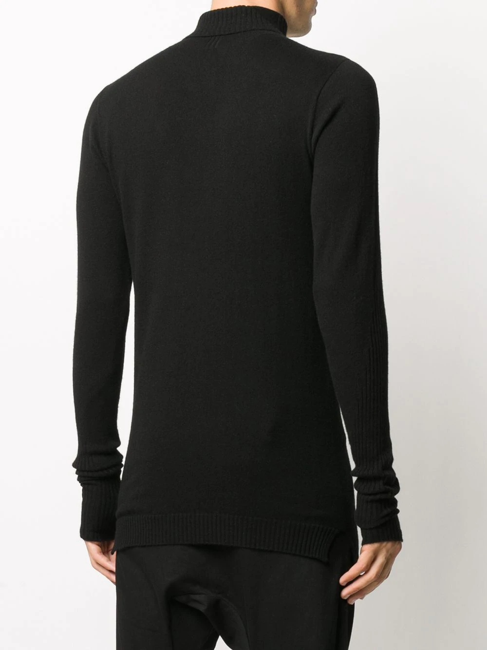 roll-neck fitted jumper - 4