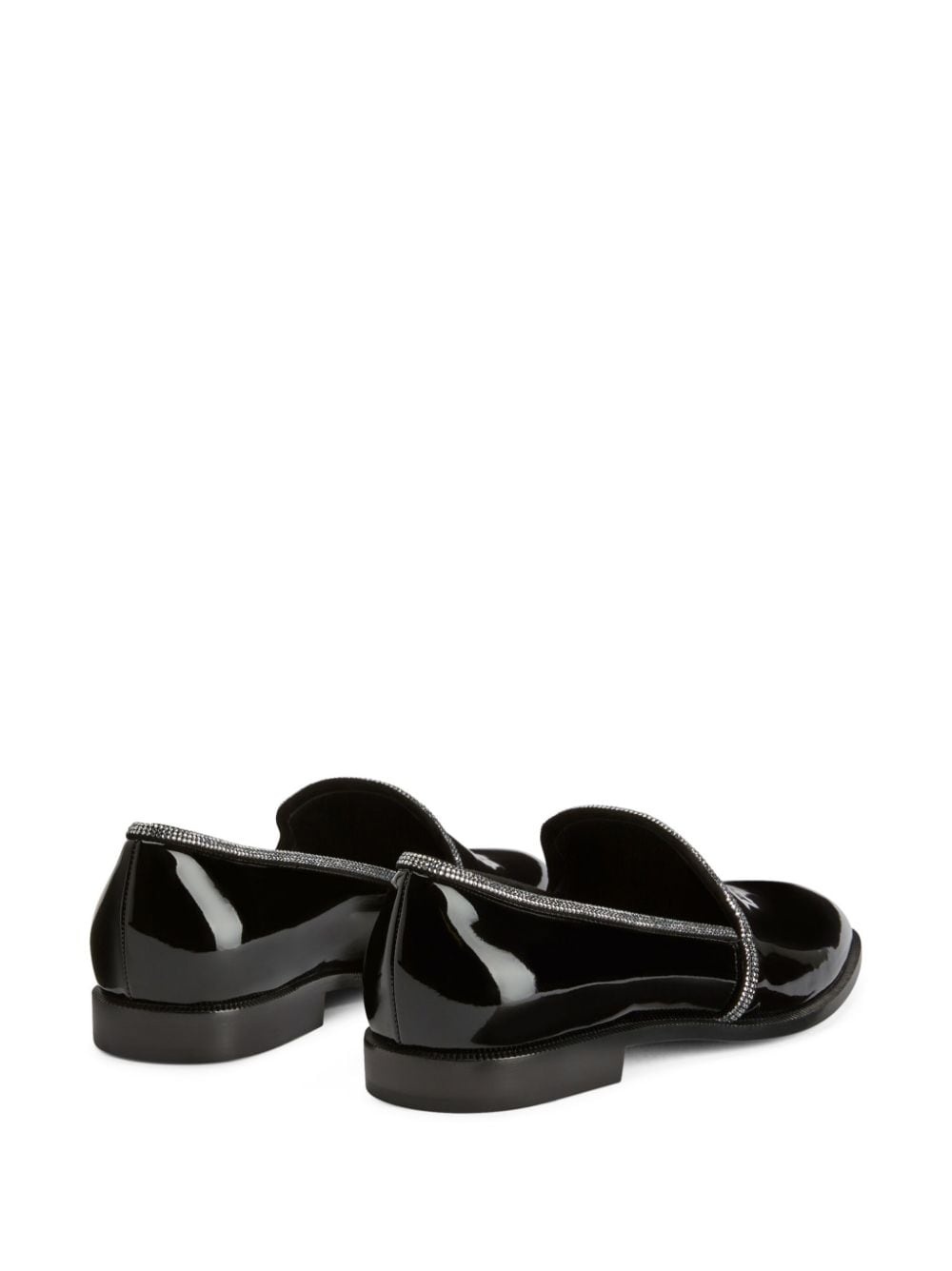 Ariees crystal-embellished leather loafers - 3