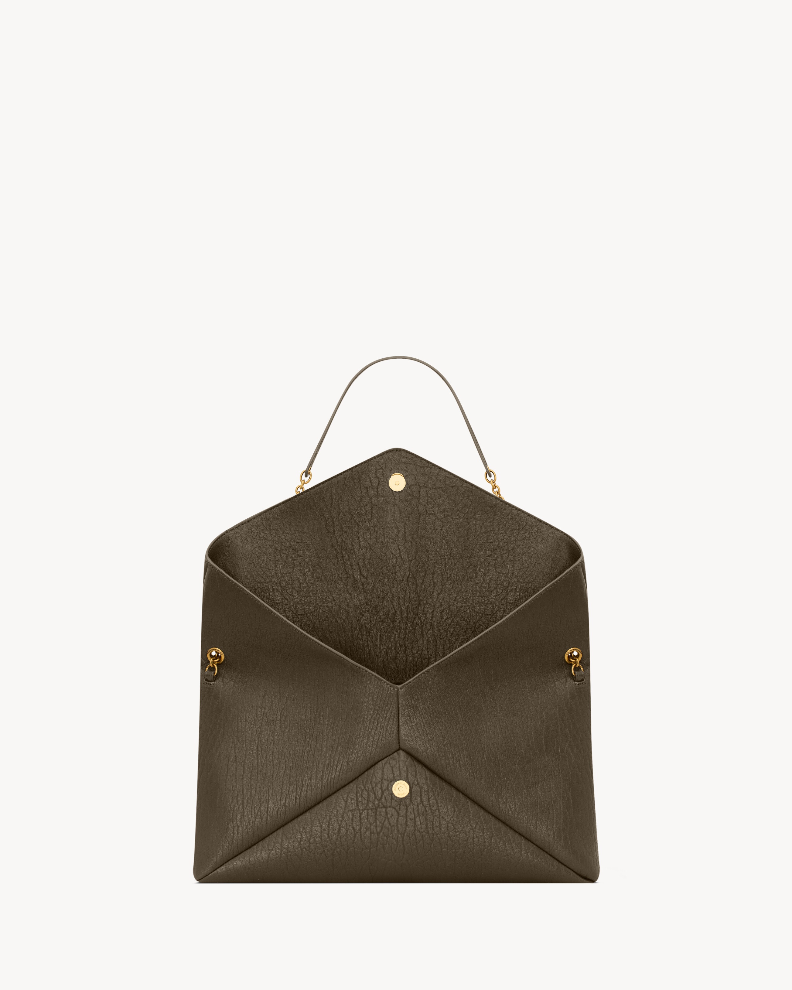CASSANDRE XXL ENVELOPE POUCH ON CHAIN IN LAMBSKIN - 4