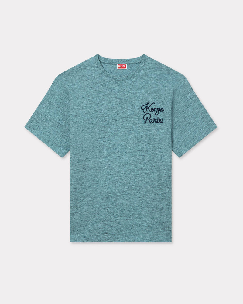 'KENZO Paris Chainstitch' embroidered T-shirt in cotton 1