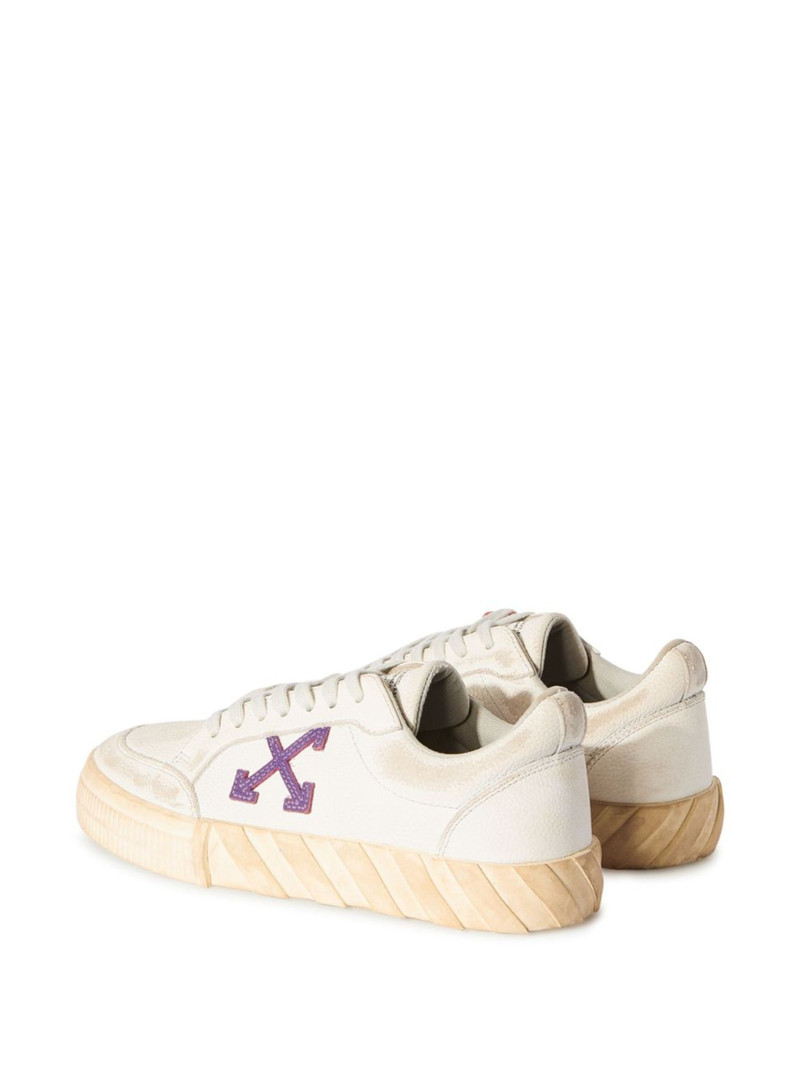 Off-White Vulcanized distressed low-top sneakers outlook