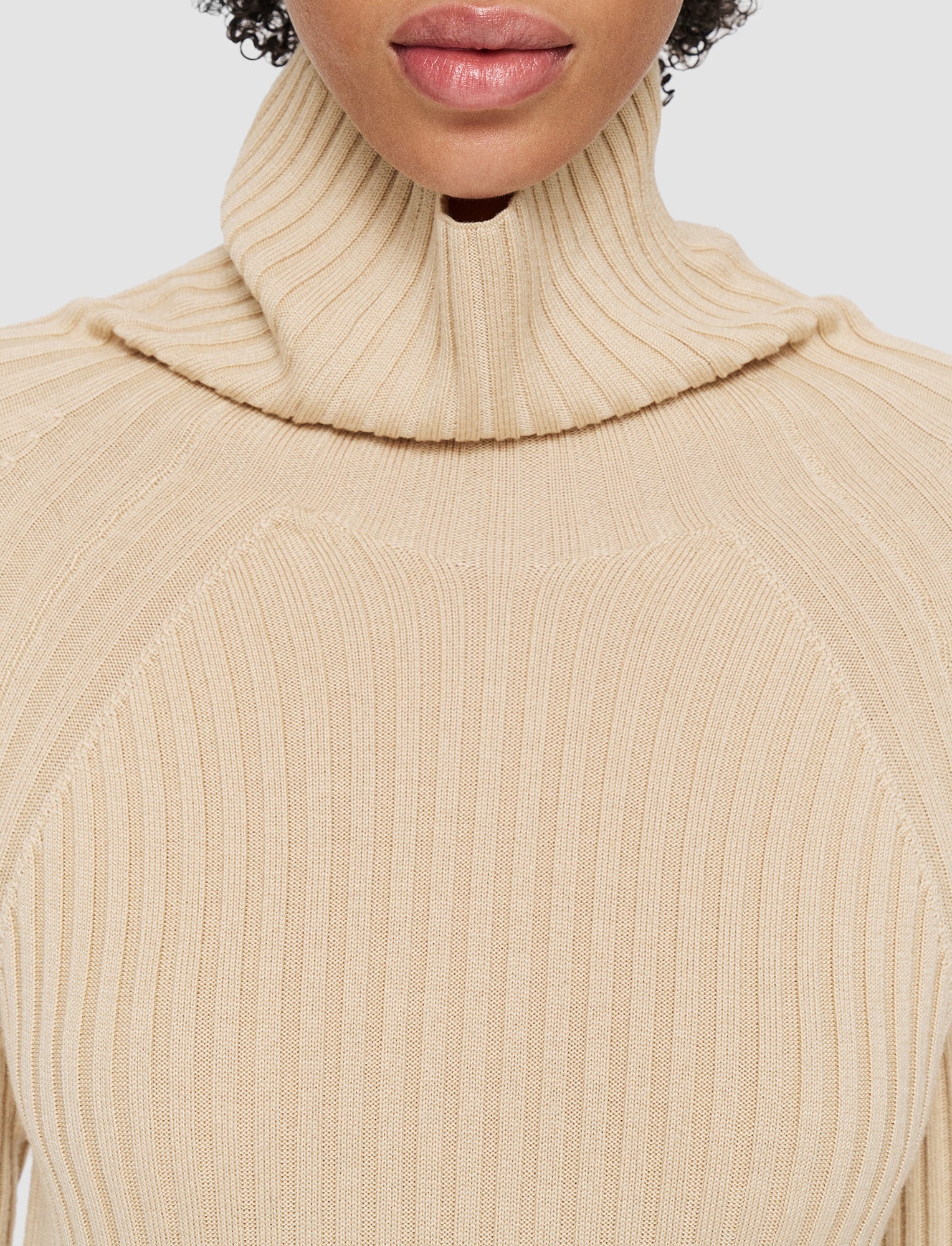Merino Silk Rib Dress - 5