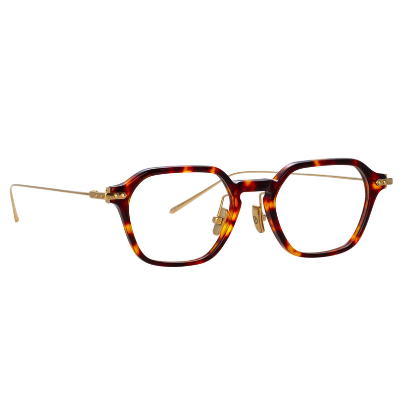 LINDA FARROW Renzo Optical in Dark Tortoiseshell outlook