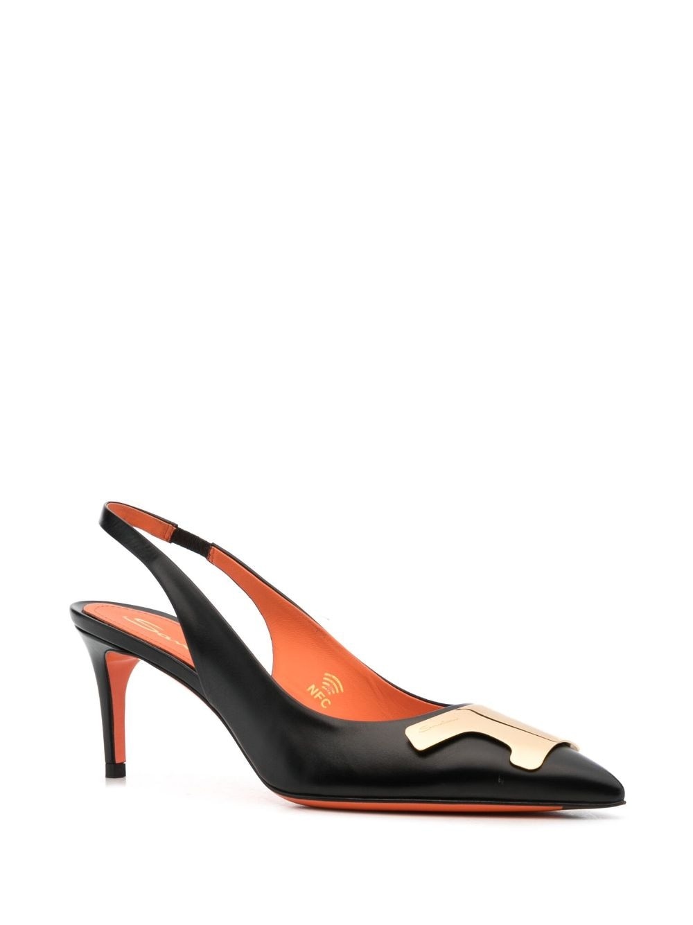 Sibille 80mm leather pumps - 2