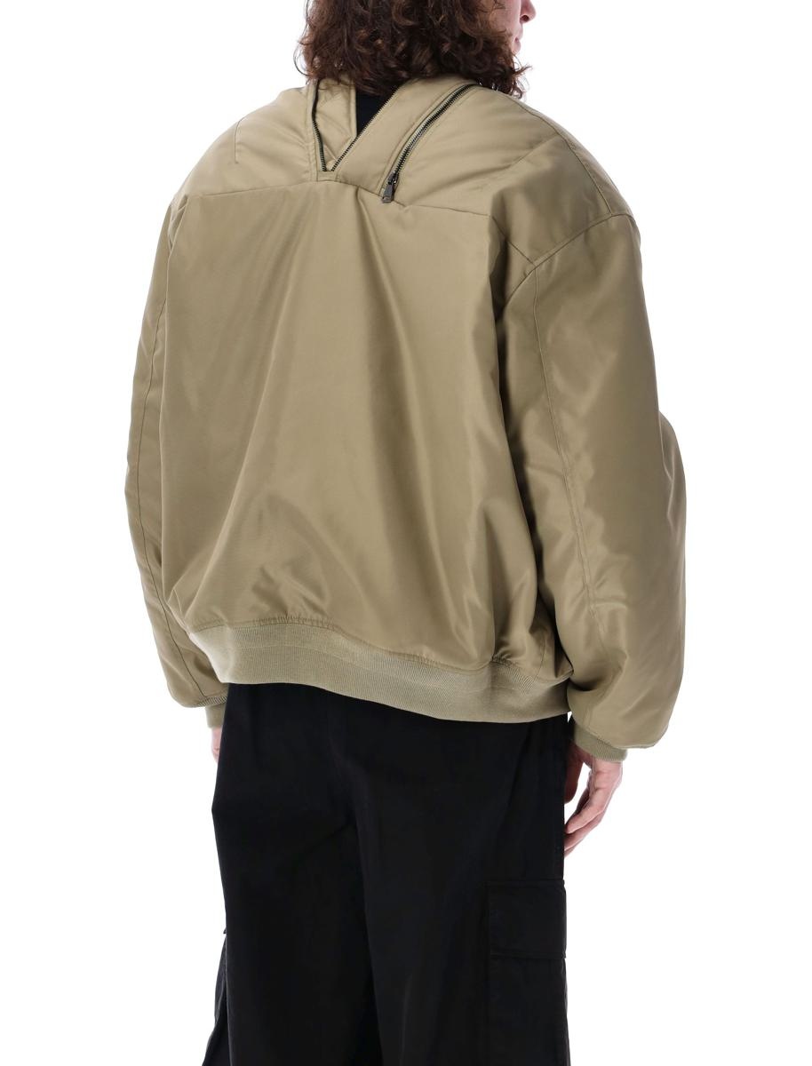 Y/Project Beige Double Zip Bomber Jacket Y/Project