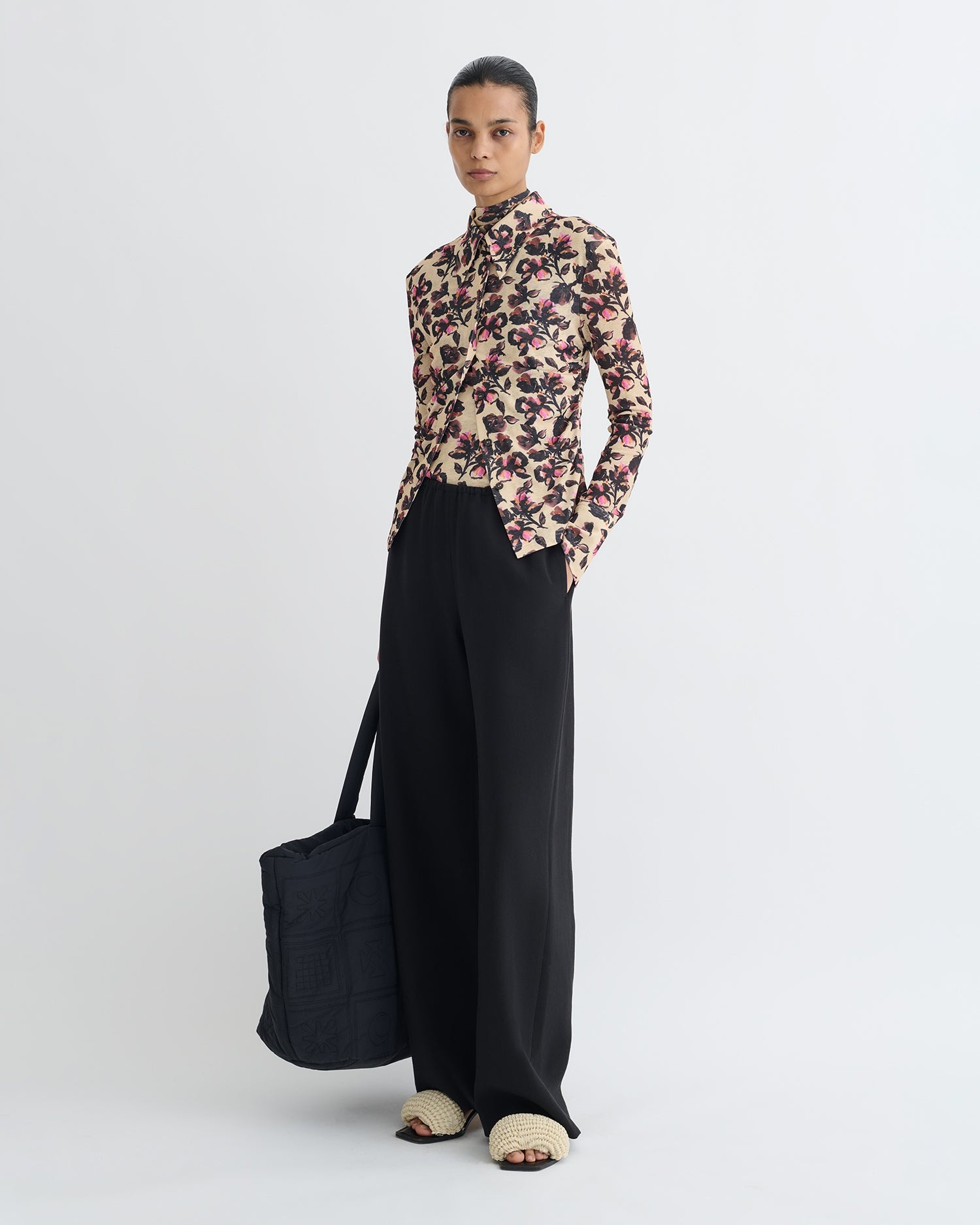 Printed Mesh Jersey Shirt - 3