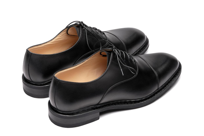 Paraboot Montaigne Black Silk - Leather And Rubber Sole outlook