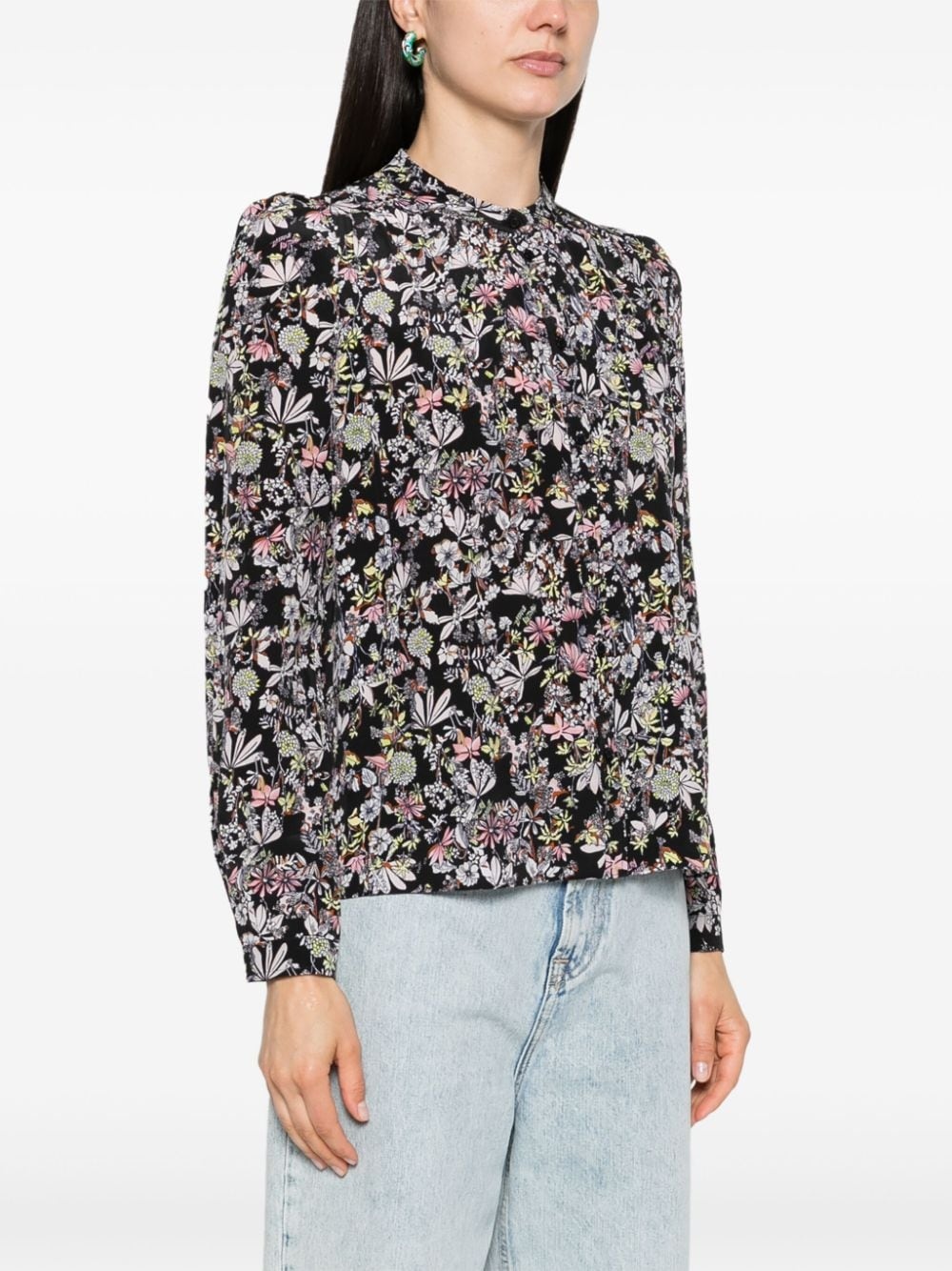 Tchin Kaya floral-print blouse - 3