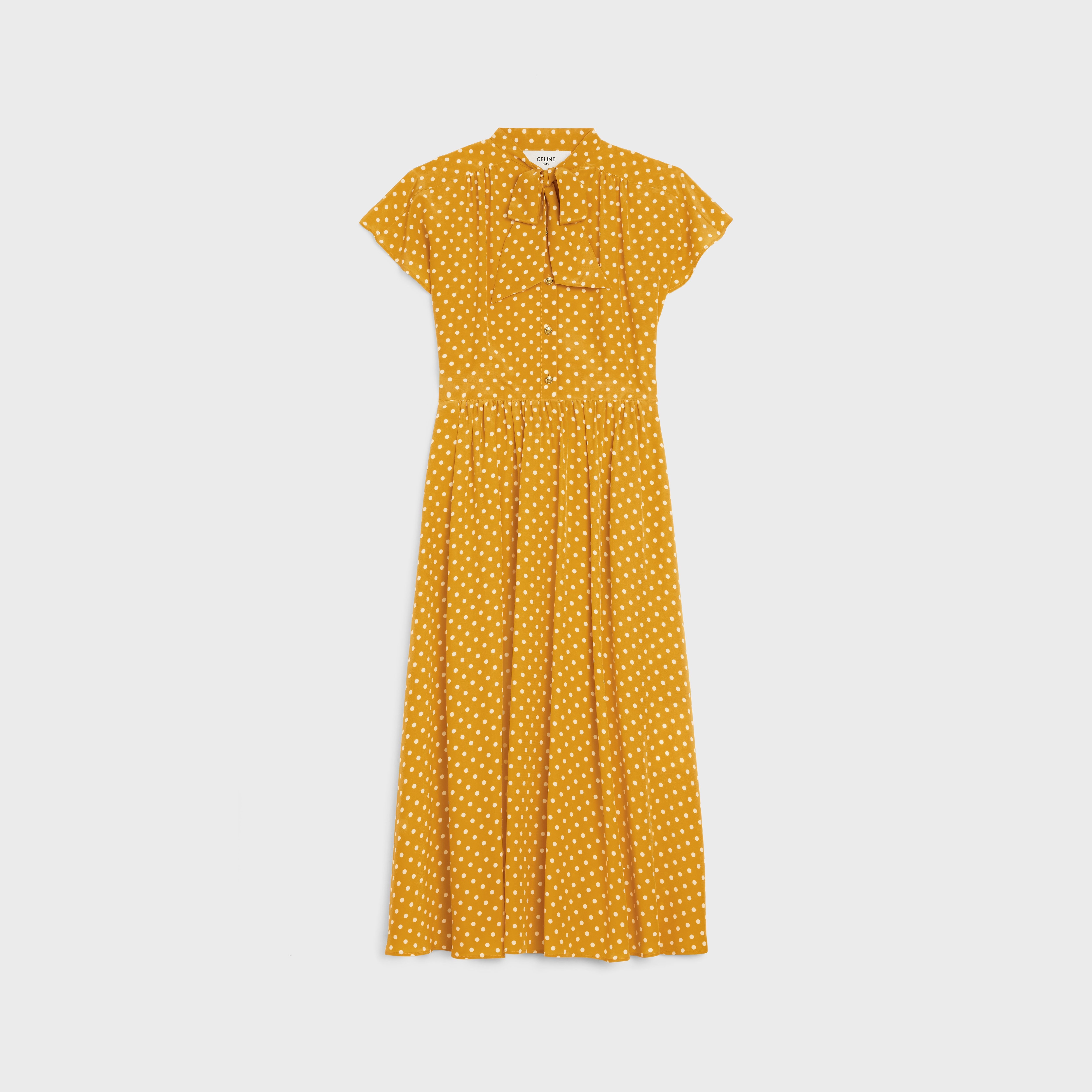 LAVALLIÈRE DRESS IN CREPE DE CHINE - 1
