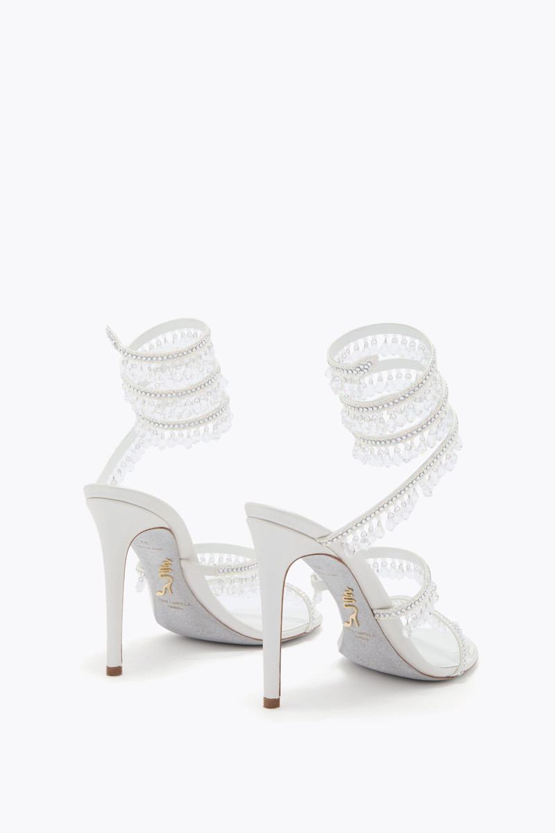 RENE CAOVILLA CHANDELIER WHITE SANDAL 105 outlook