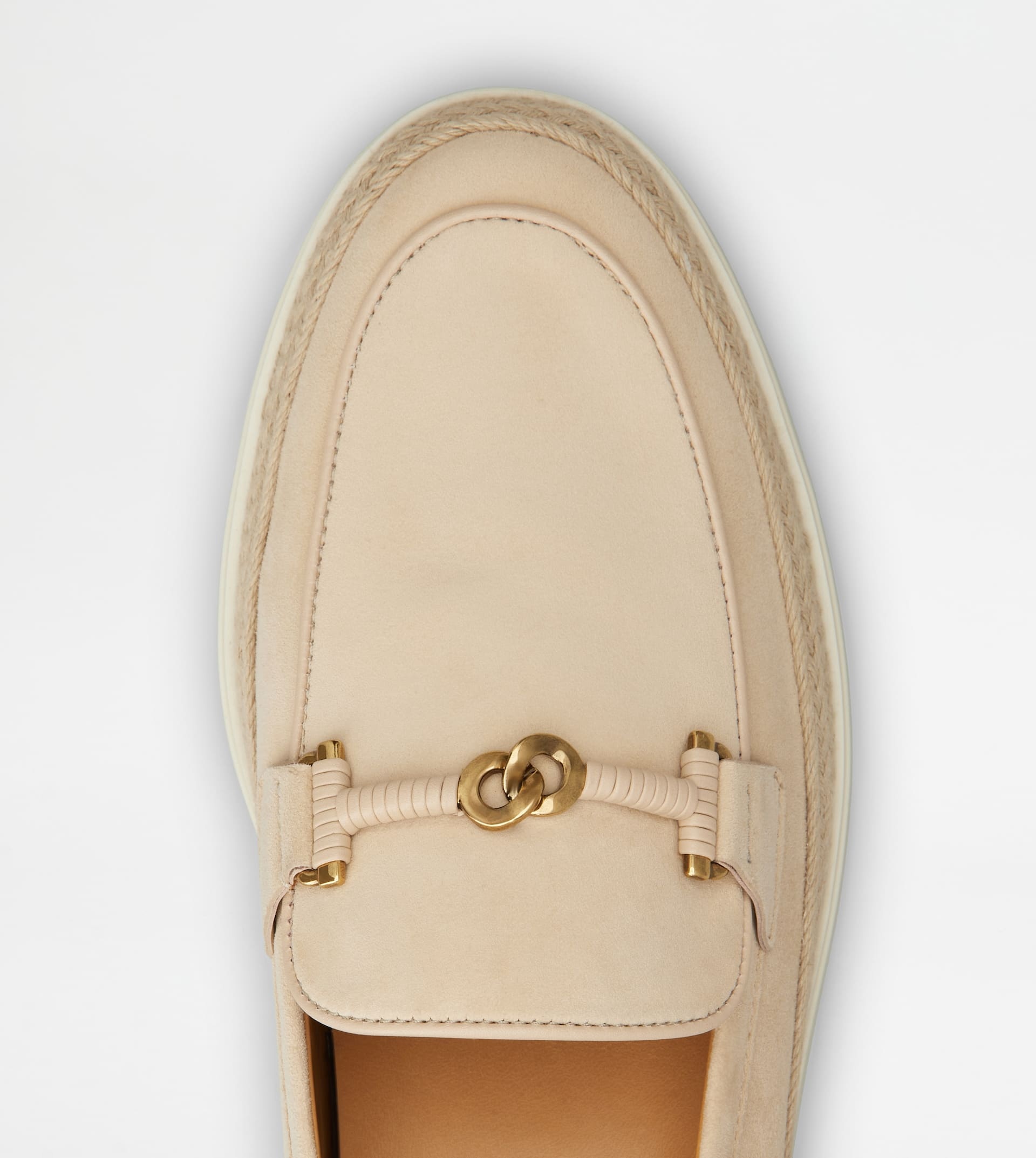 LOAFERS IN SUEDE - BEIGE - 4