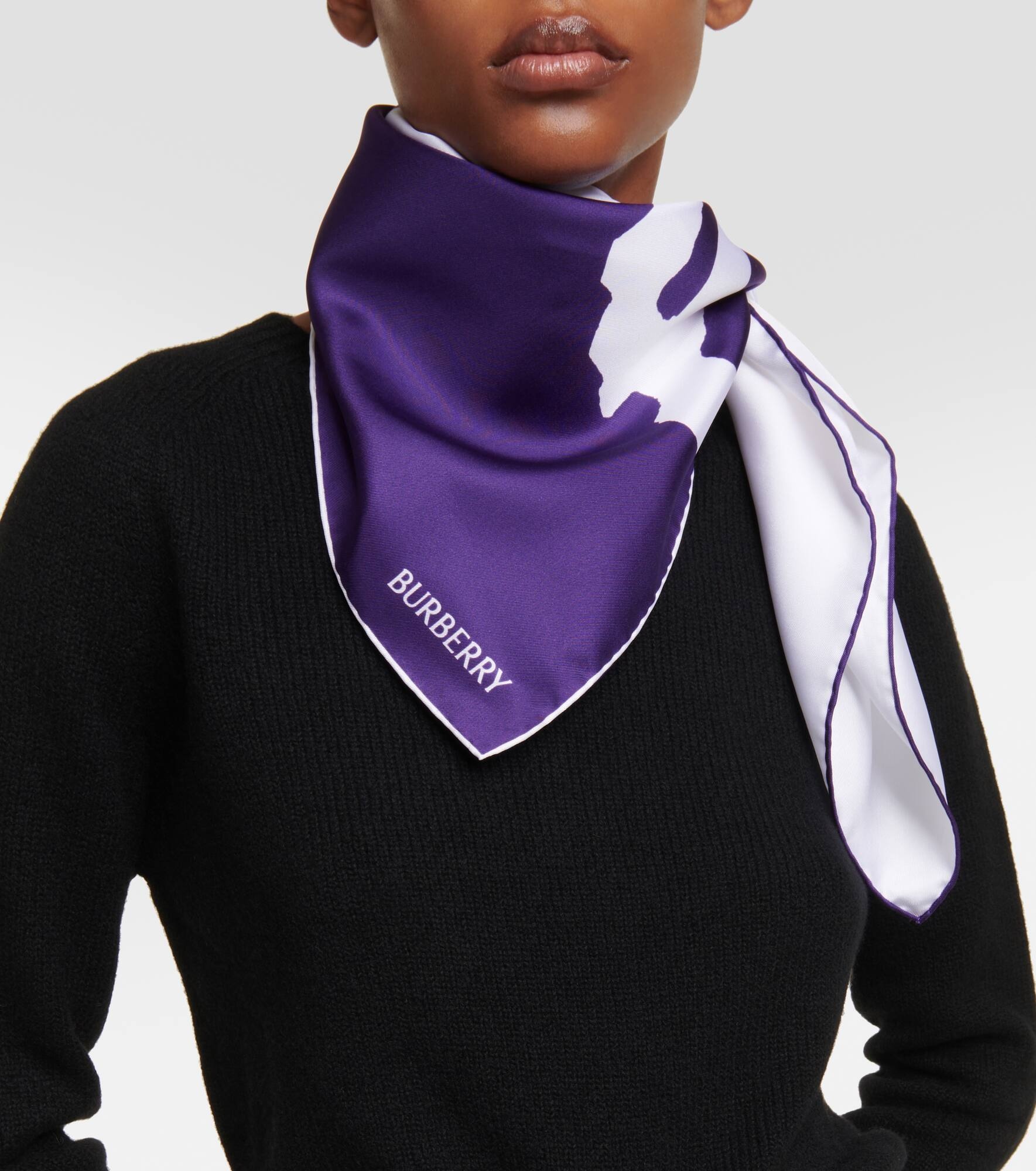 EKD printed silk scarf - 2