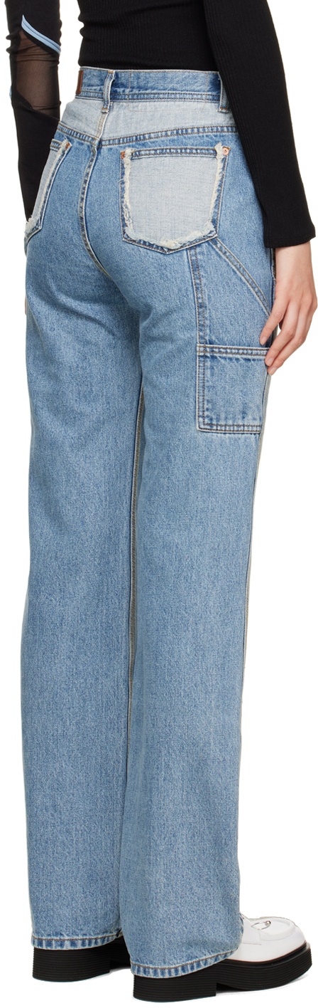SSENSE Exclusive Blue Jade Jeans - 3