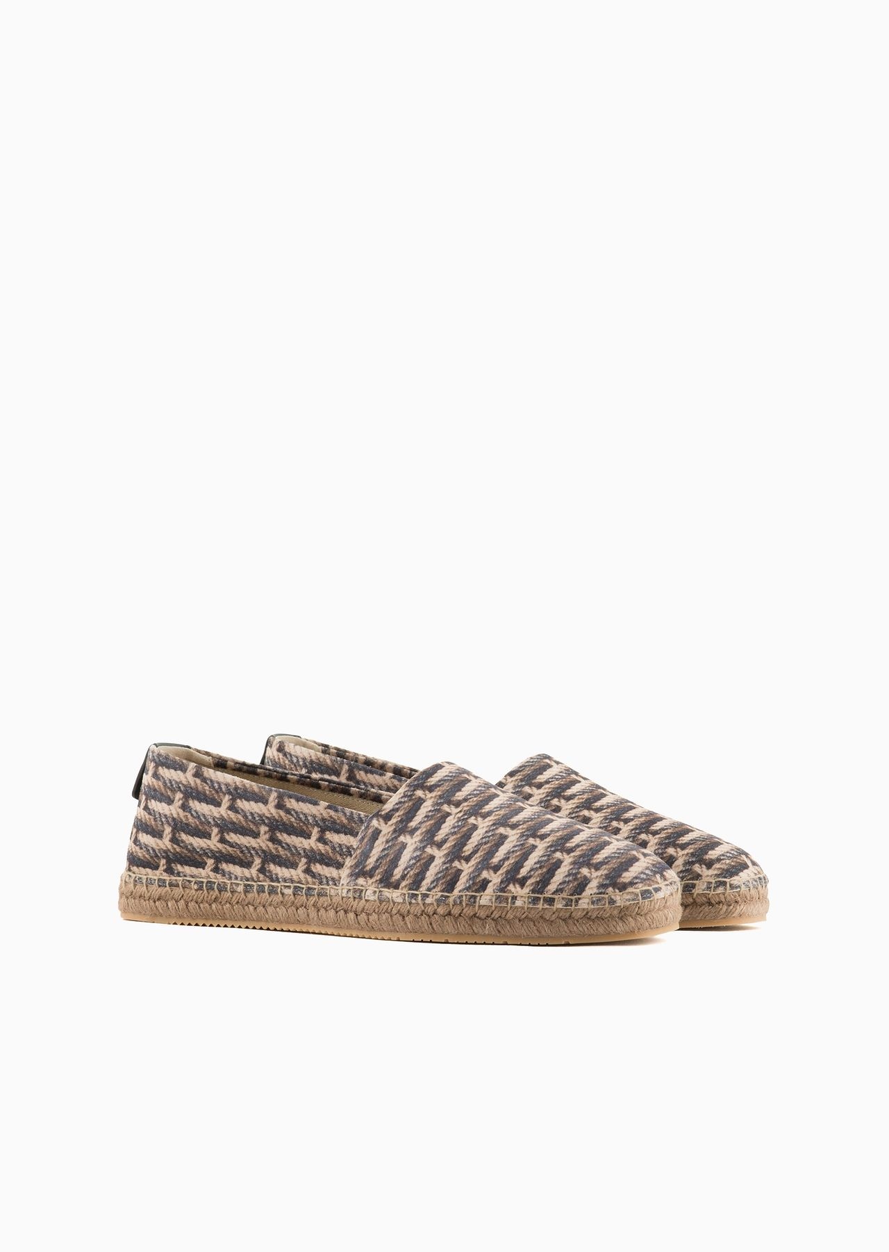 Woven-print suede espadrilles - 2