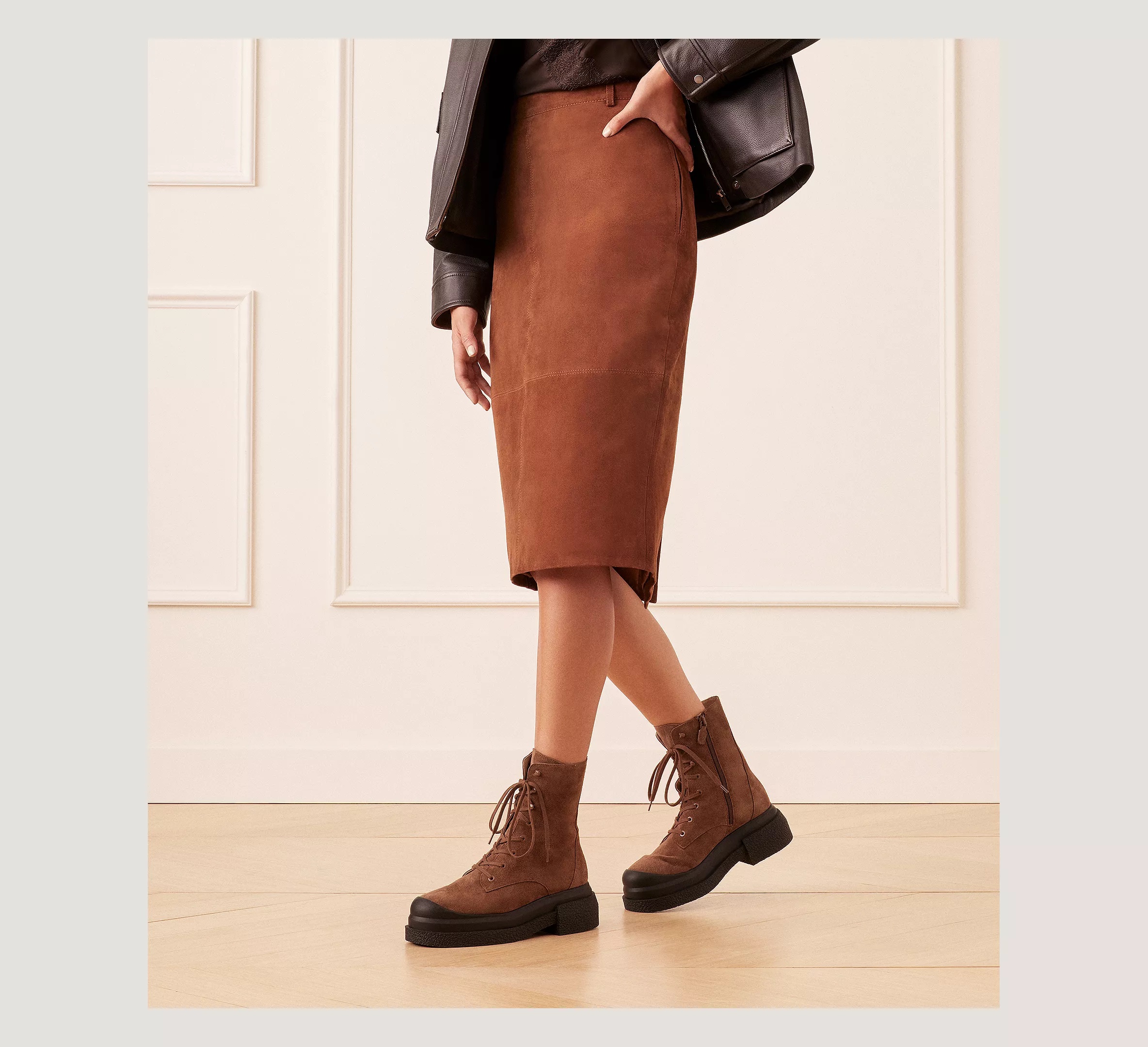 CHARLI LACE-UP SPORTLIFT BOOTIE - 2