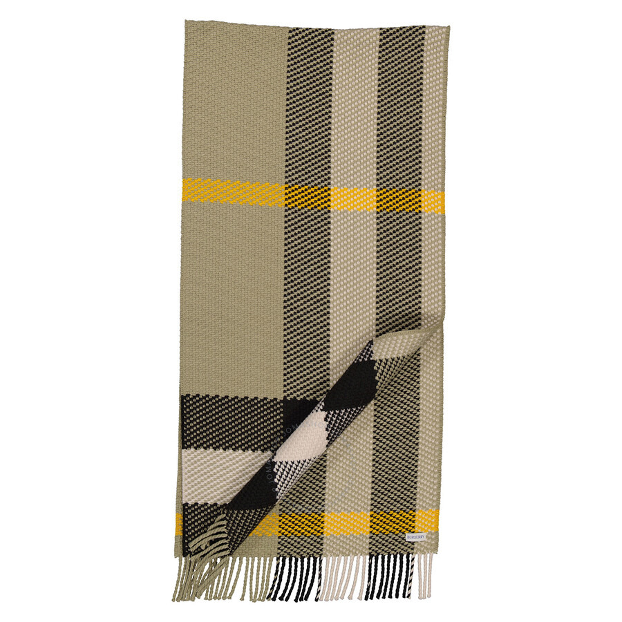 Burberry Hunter Check-Pattern Wool Scarf - 4
