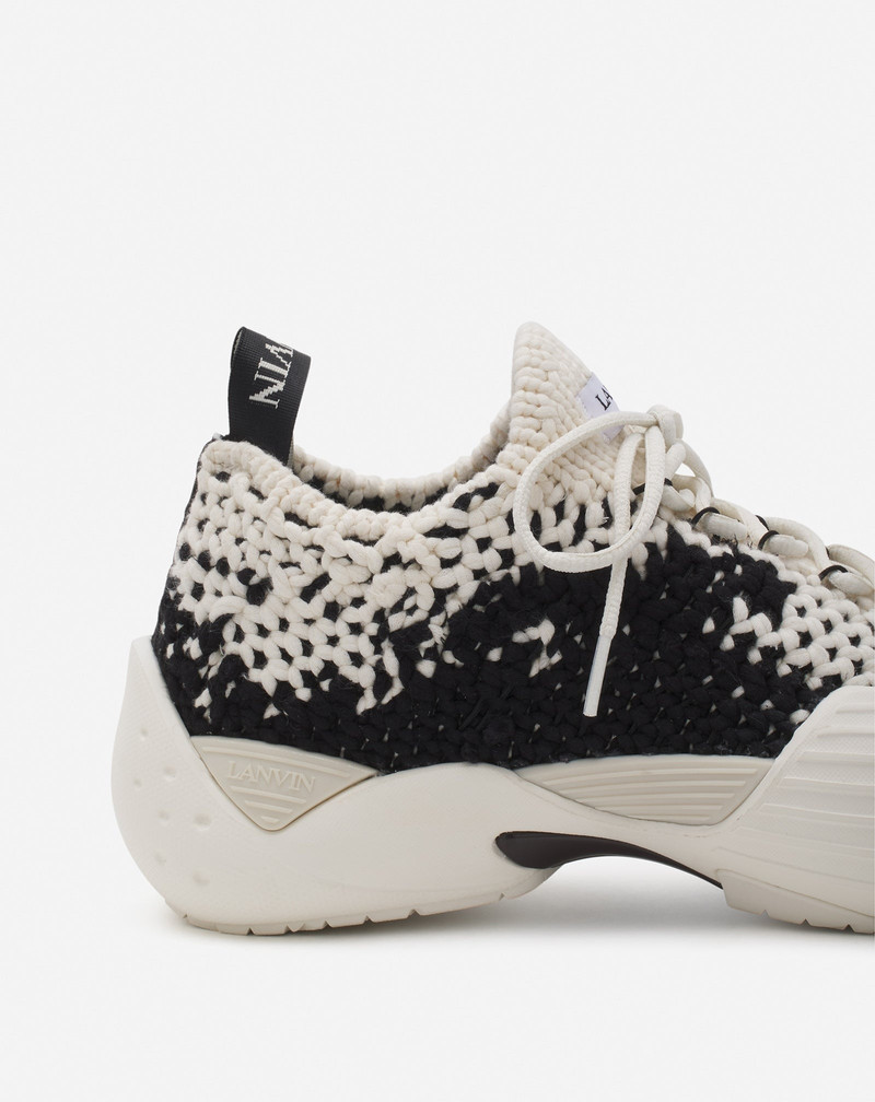 COTTON FLASH-KNIT SNEAKERS BY LANVIN 5