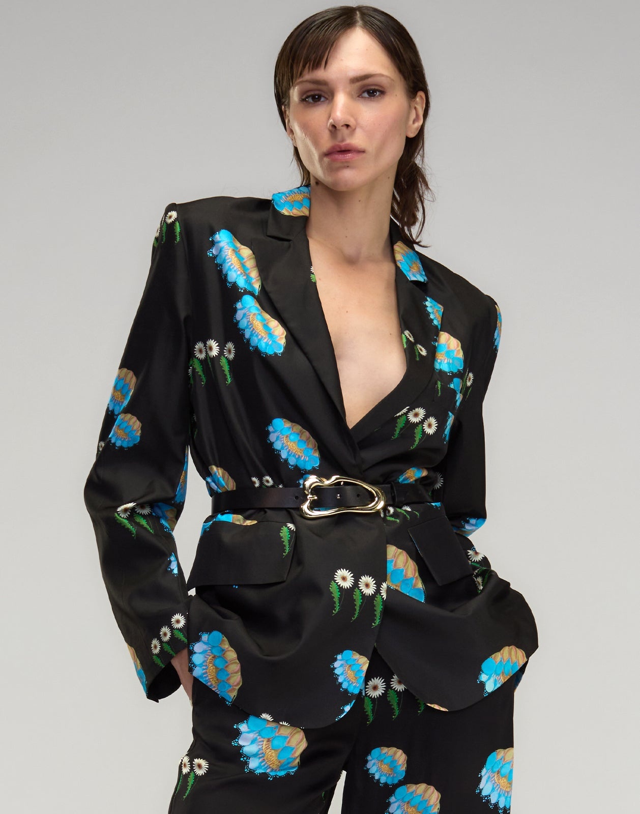 Blake Silk Twill Blazer - 2