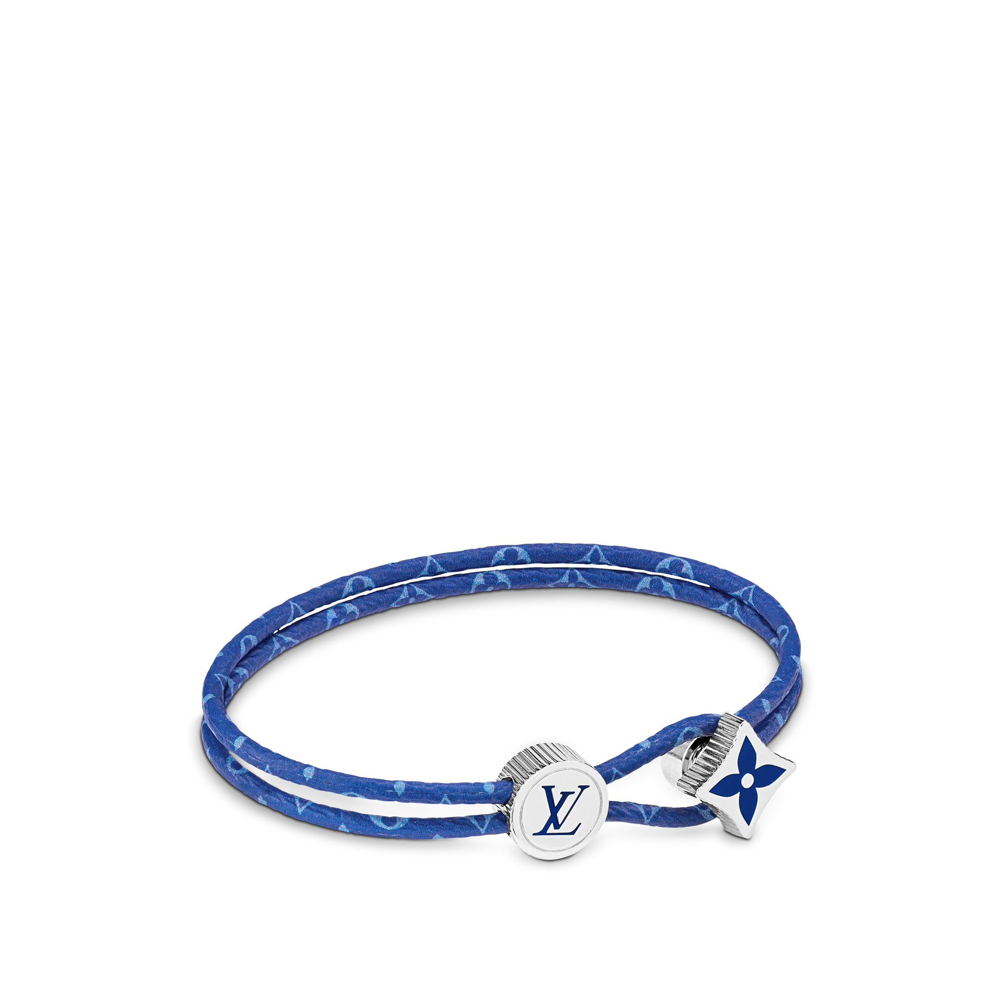 ★LOUIS VUITTON★Catch ItのBracelet★安全配送保険加入商品★ Catch It Bracelet Monogram Eclipse Canvas - Men - Fashion
