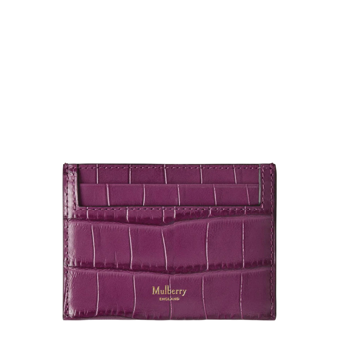 Credit Card Slip Orchid Bloom Shiny Small Croc - 3