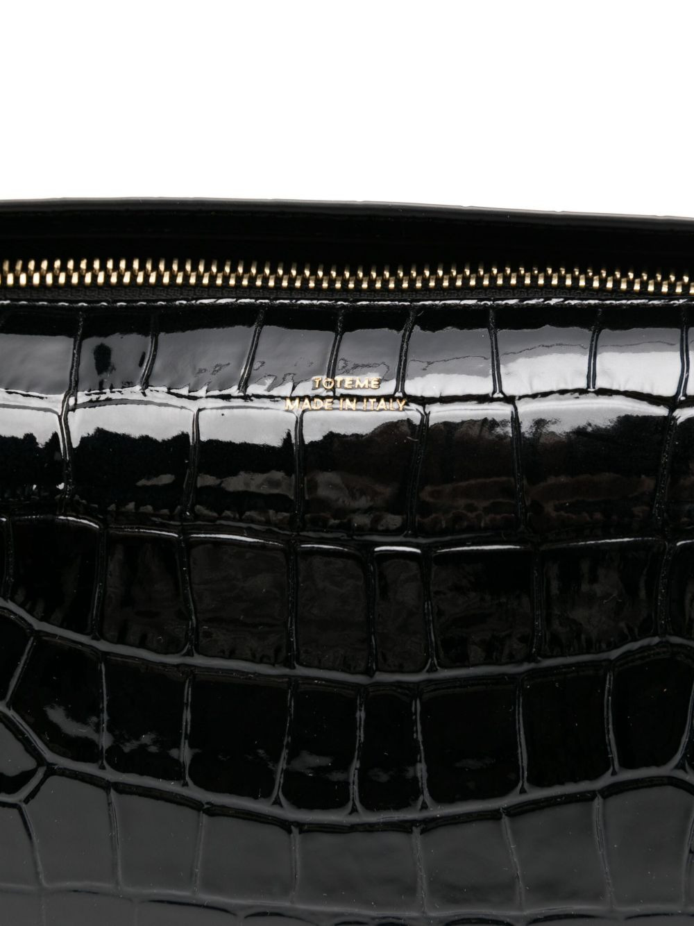 crocodile-embossed clutch - 3