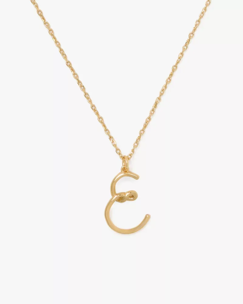 Initial Script E Pendant - 1