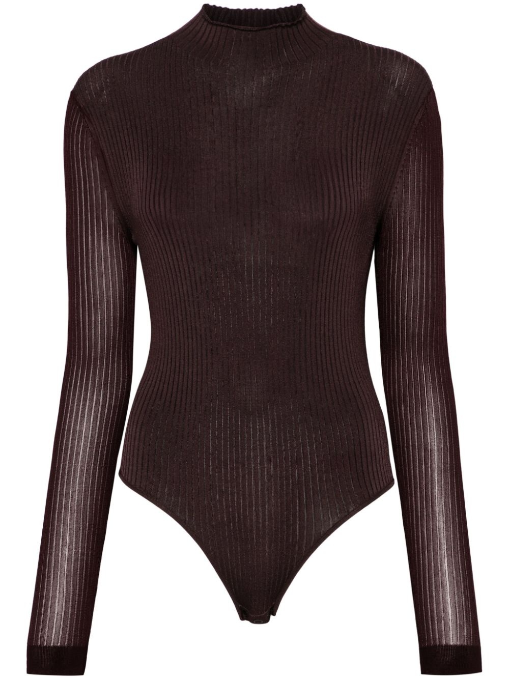 ribbed bodysuit - 1